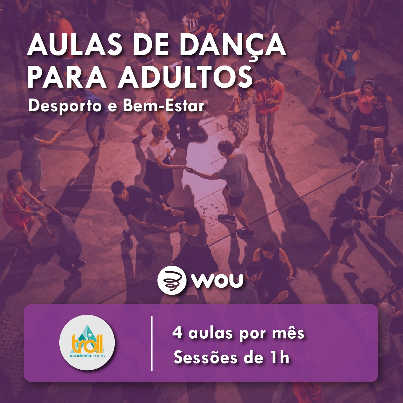 Aulas de Dança para Adultos na Murtosa