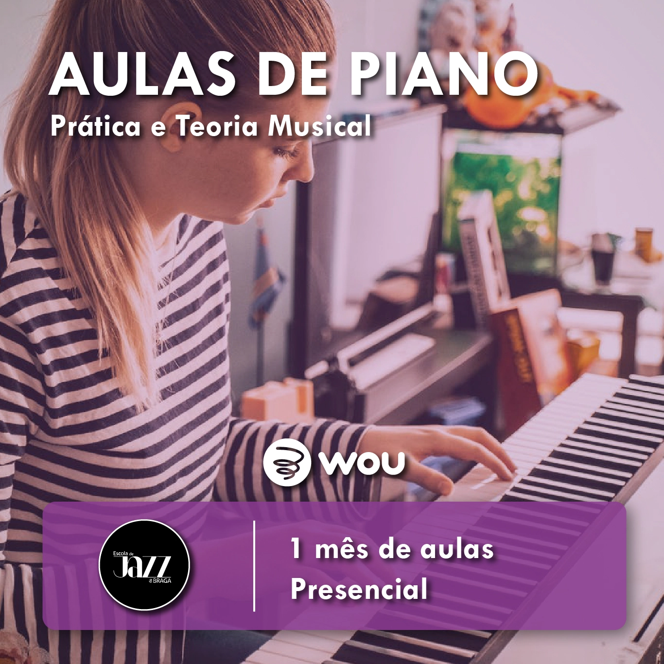 Aulas de Piano em Braga