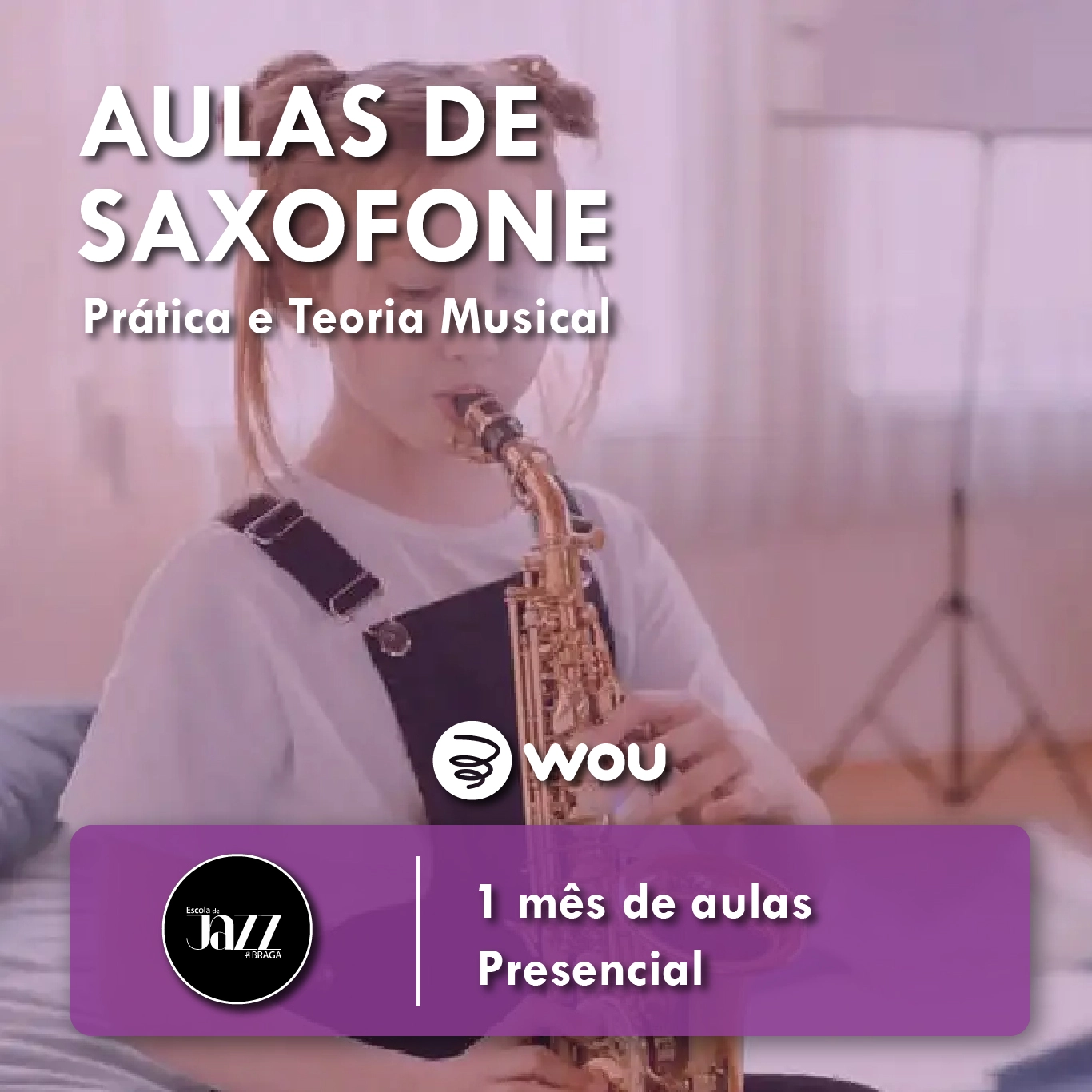 Aulas de Saxofone em Braga