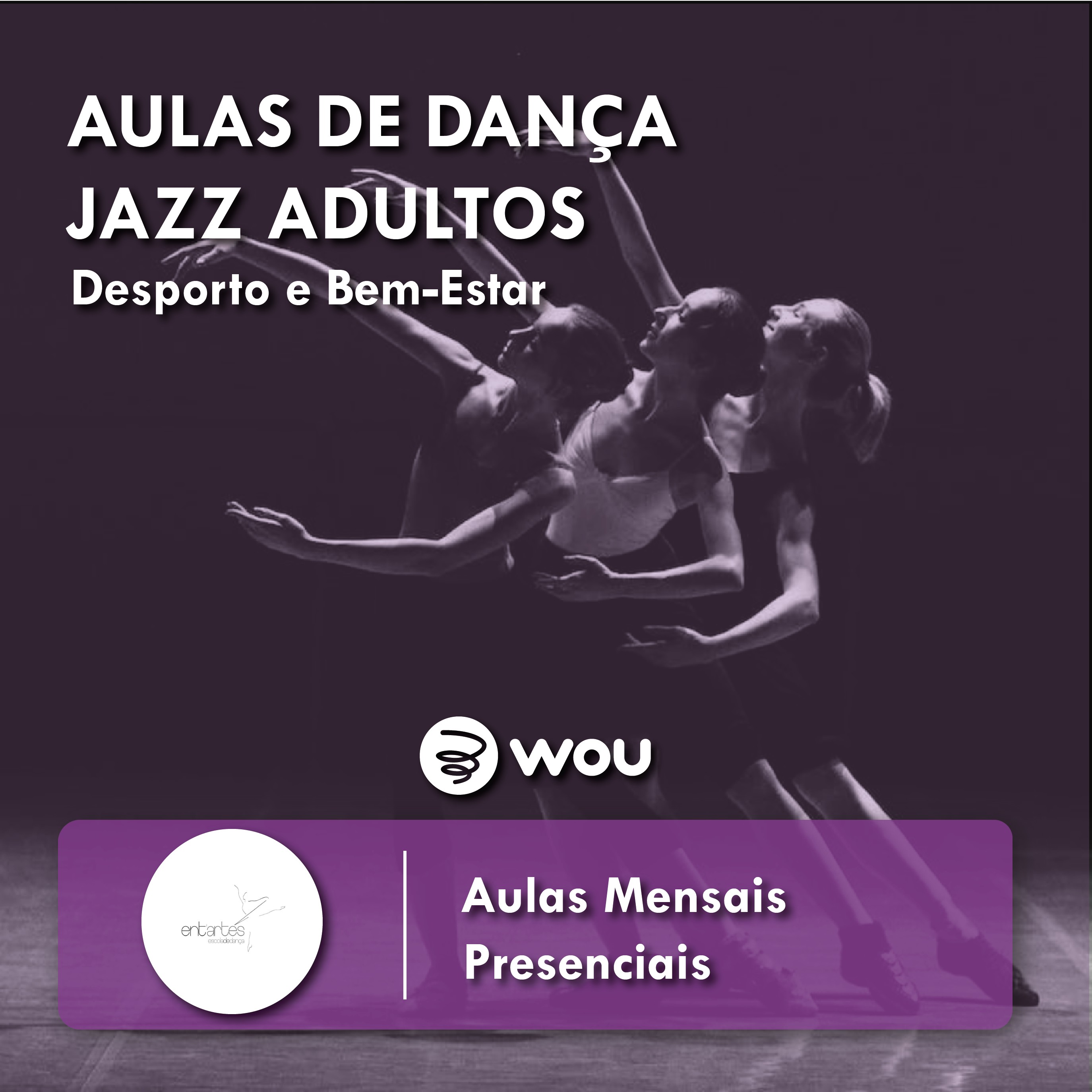 Aulas de Dança Jazz para Adultos em Braga