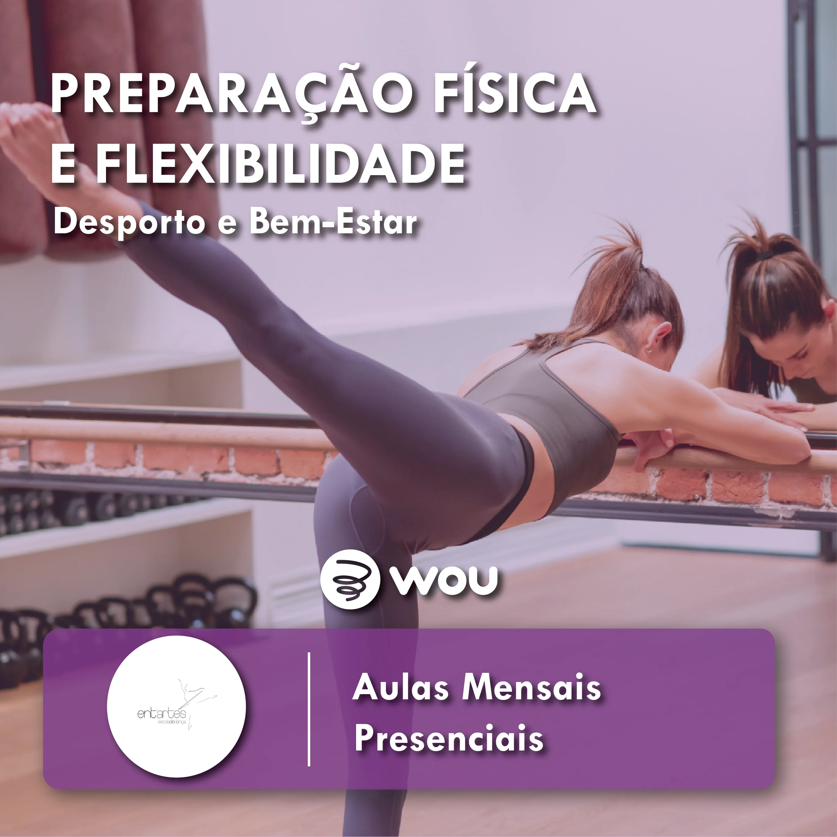 Aulas de Preparação Física e Flexibilidade em Braga