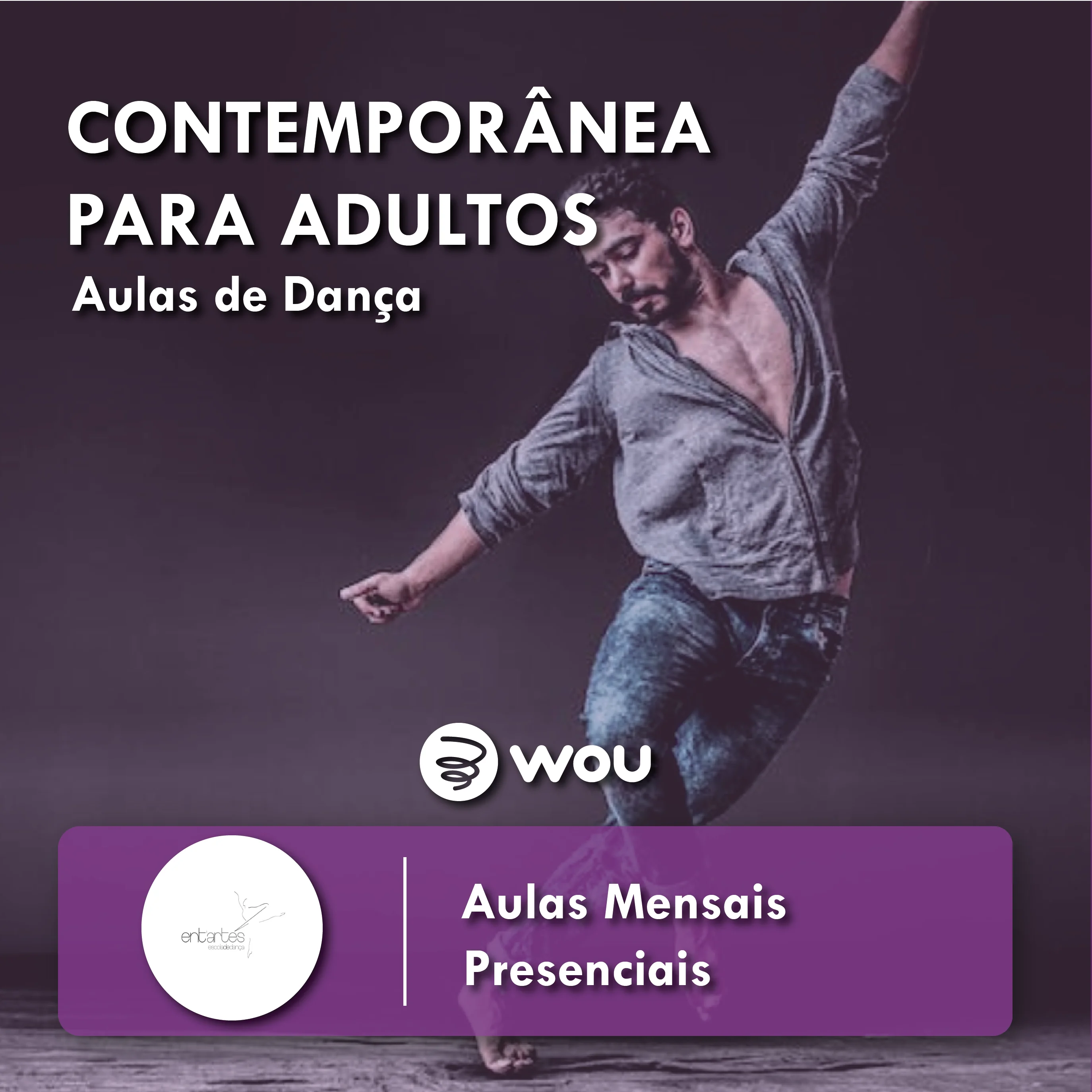 Aulas de Dança Contemporânea para Adultos em Braga
