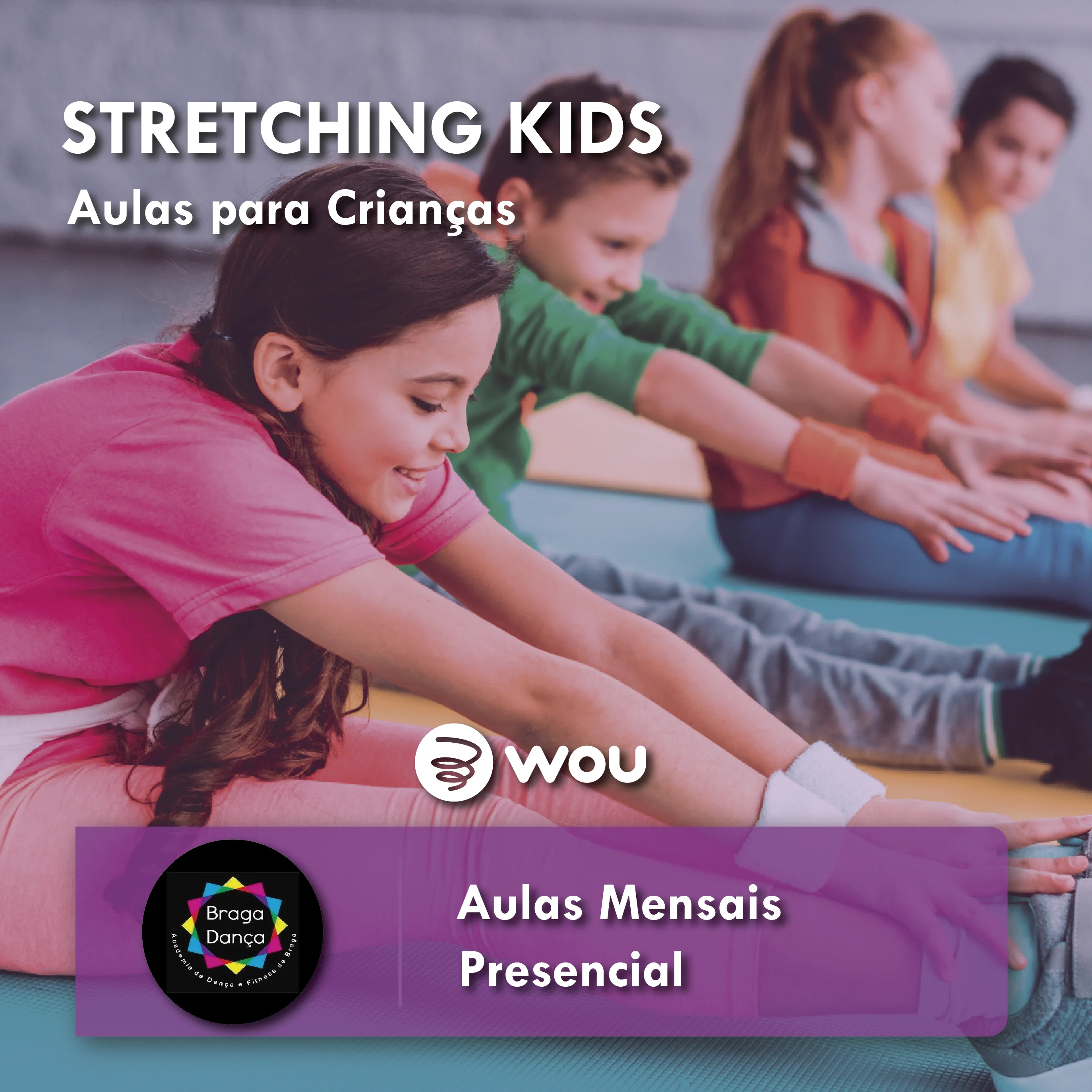 Aulas de Stretching Kids em Braga