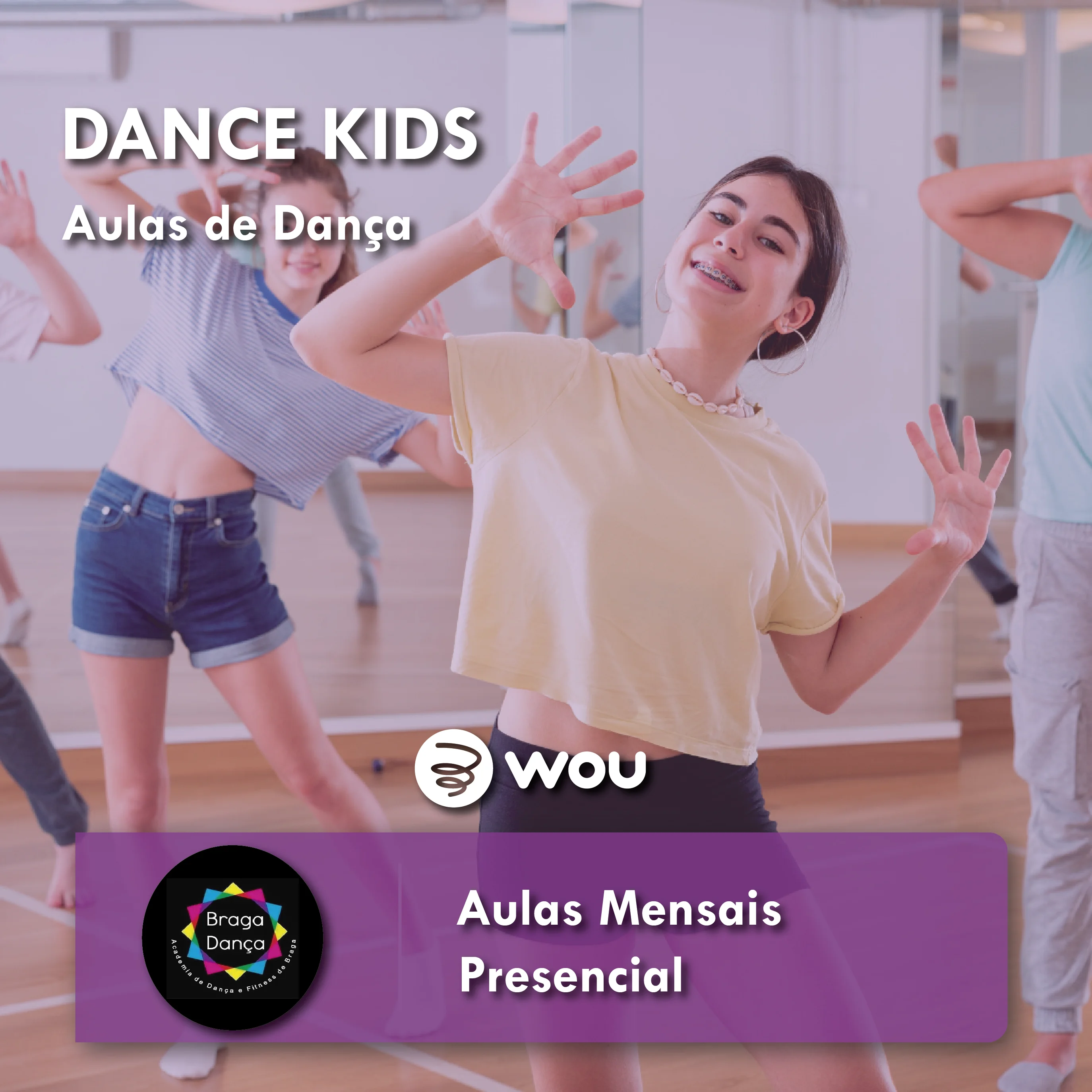 Aulas de Dance Kids em Braga