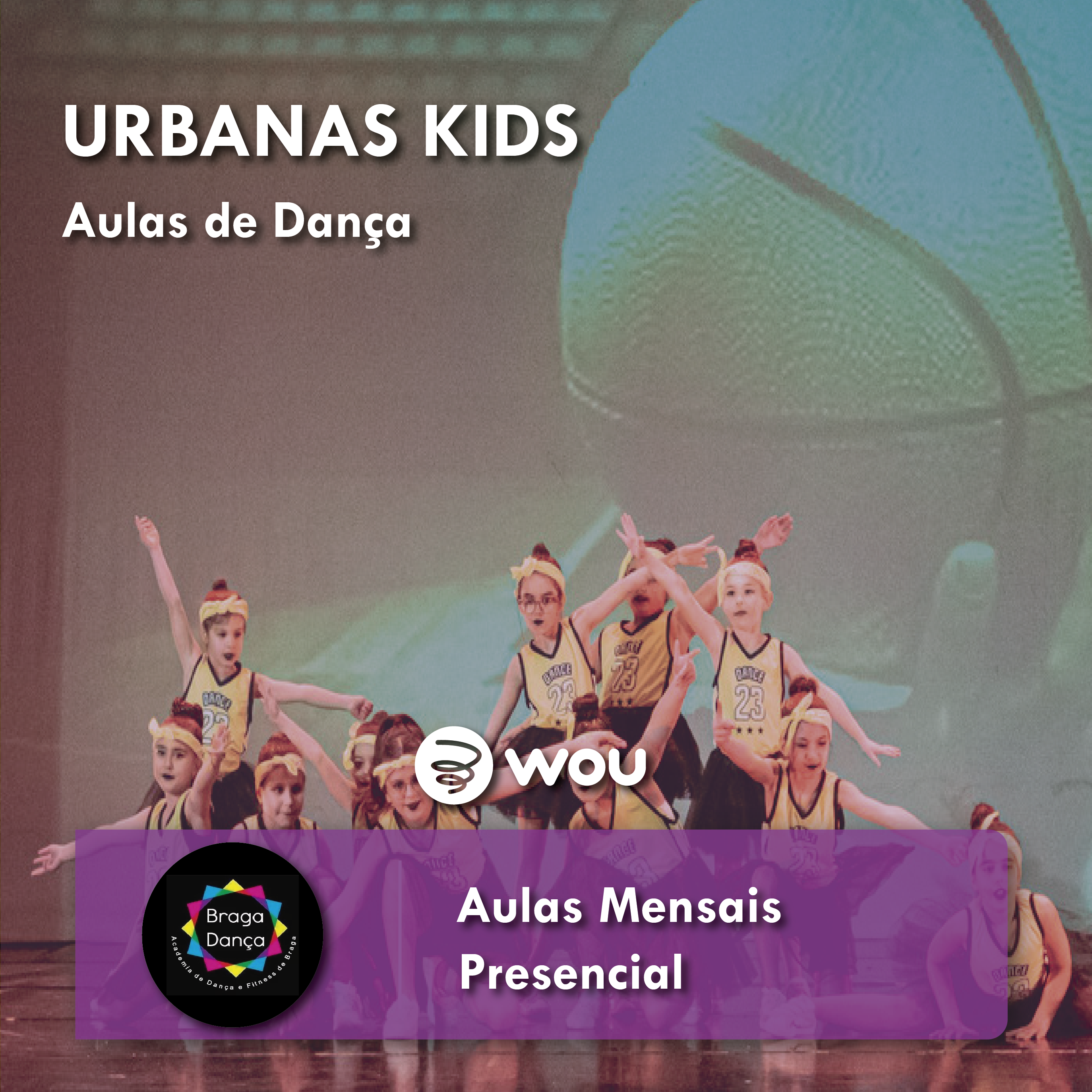Aulas de Danças Urbanas Kids em Braga