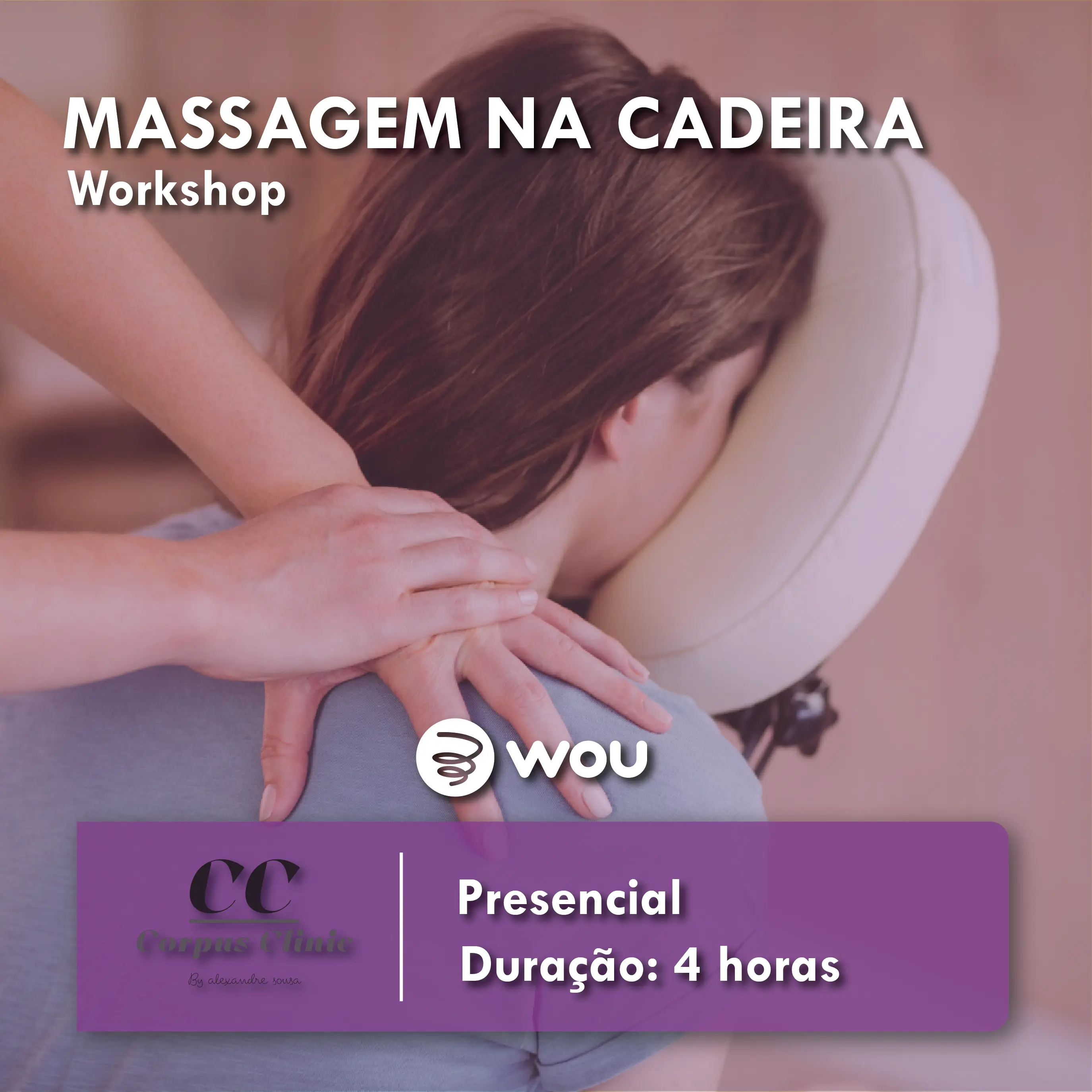 Workshop Massagem na Cadeira em Aveiro
