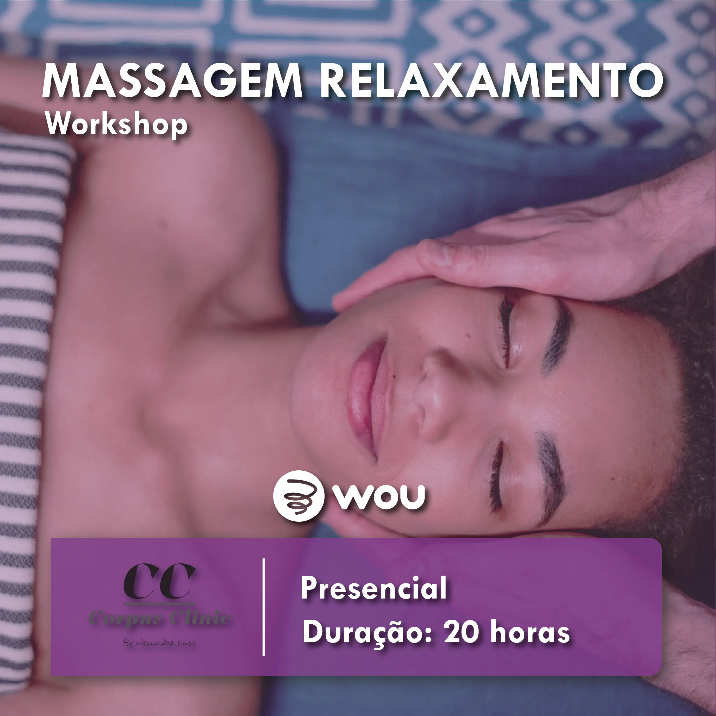 Workshop Massagem de Relaxamento em Aveiro