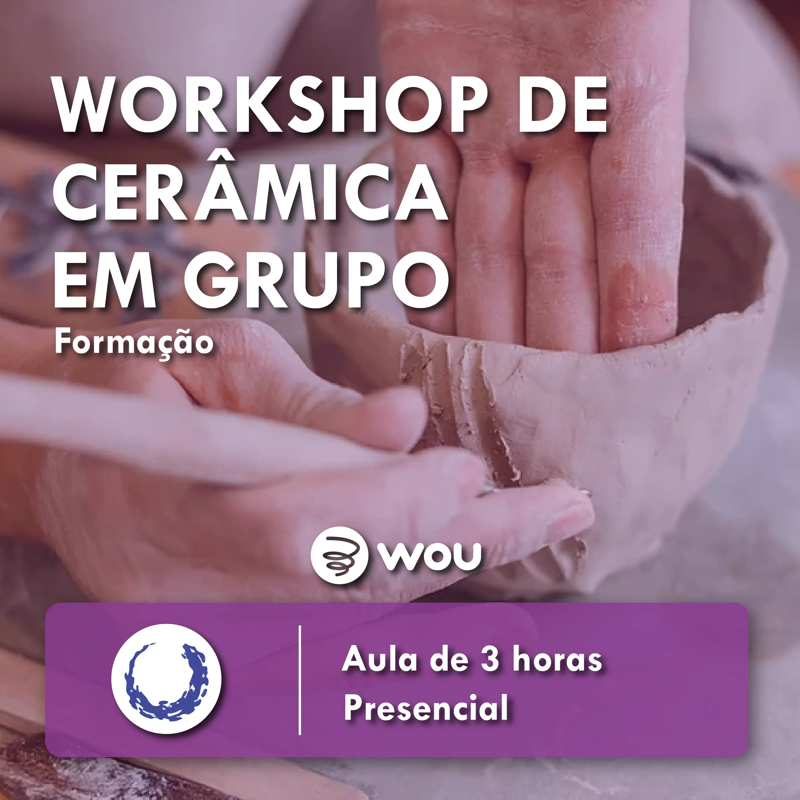 Workshops de Cerâmica em Grupo em Braga