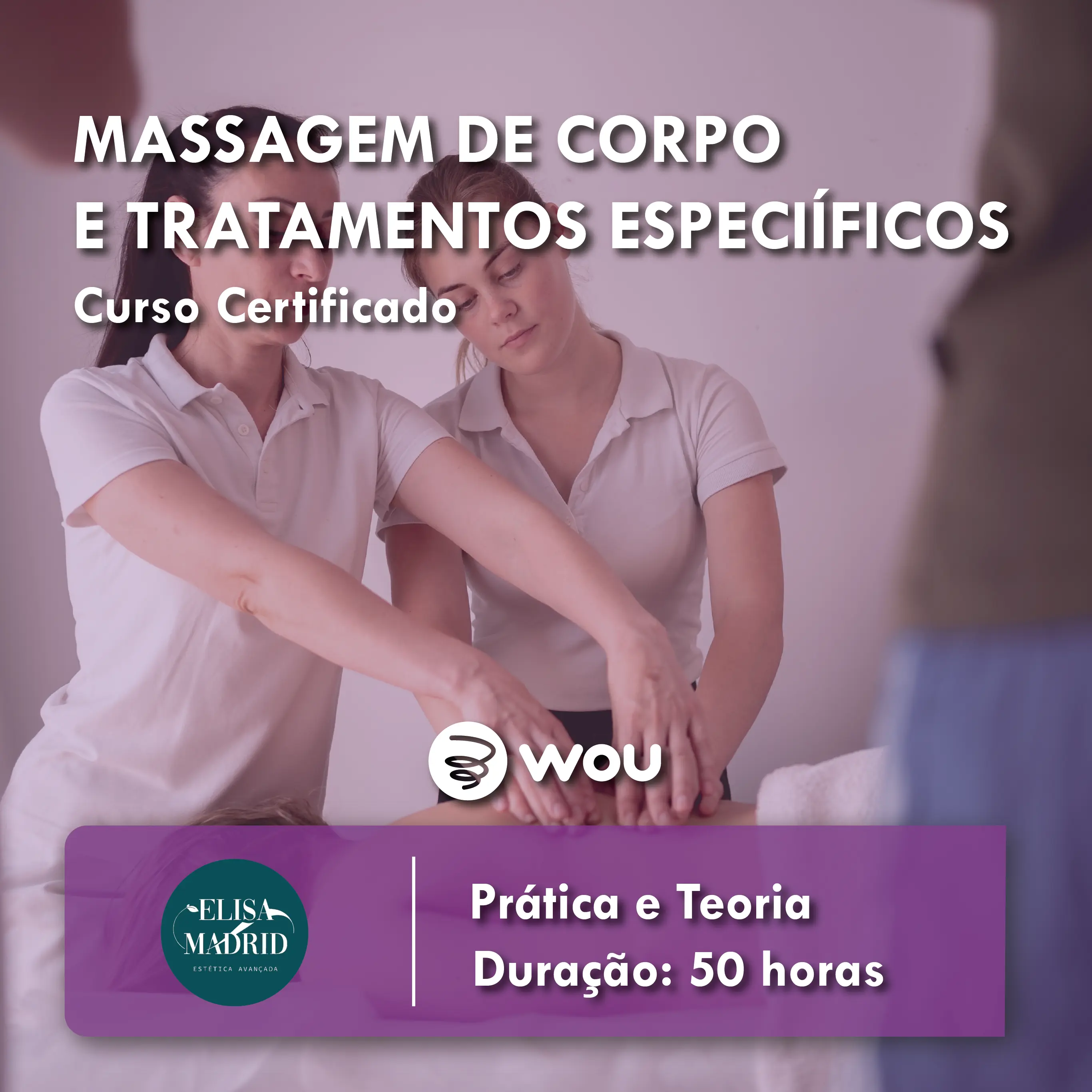 Curso de Massagem de Corpo e Tratamentos Específicos em Faro