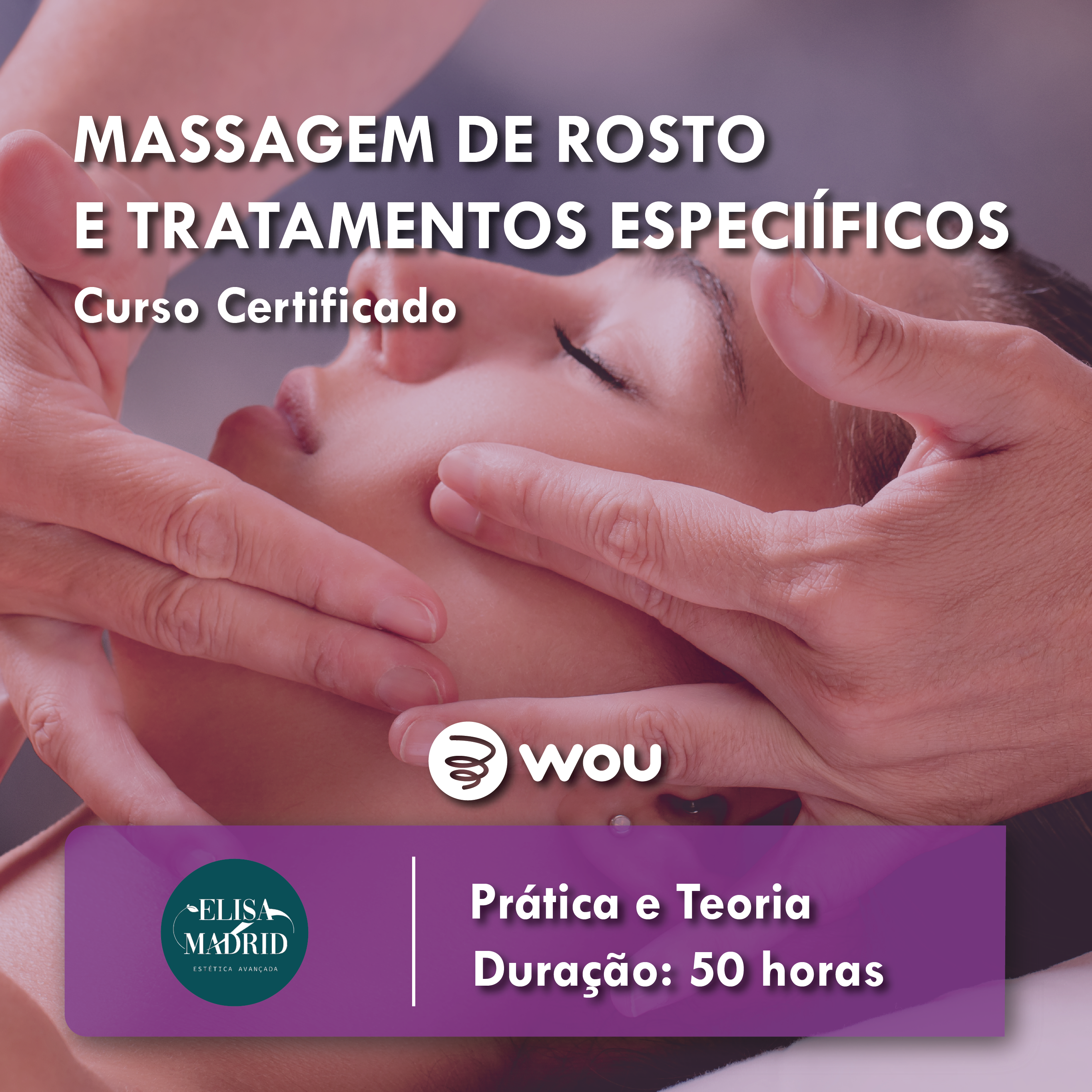Curso de Massagem de Rosto e Tratamentos Específicos em Faro	