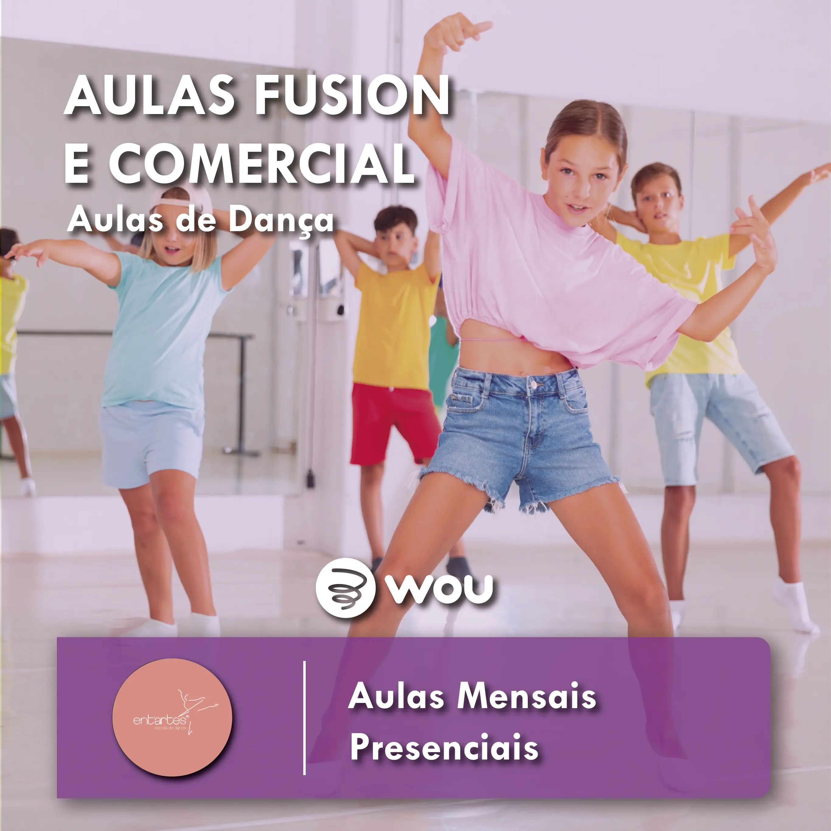 Commercial and Fusion Dance Classes in Braga