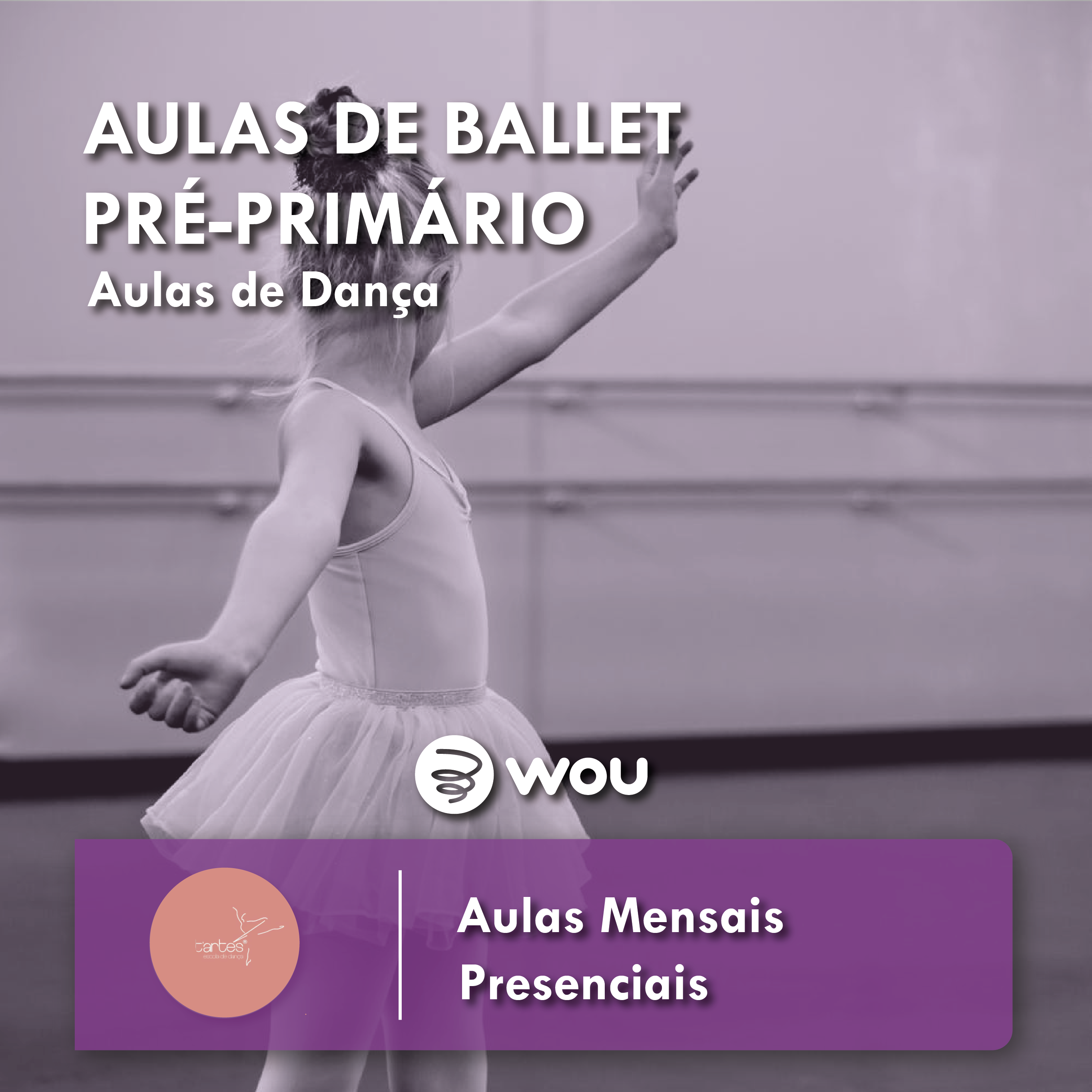 Ballet classes for children aged 6 in Braga