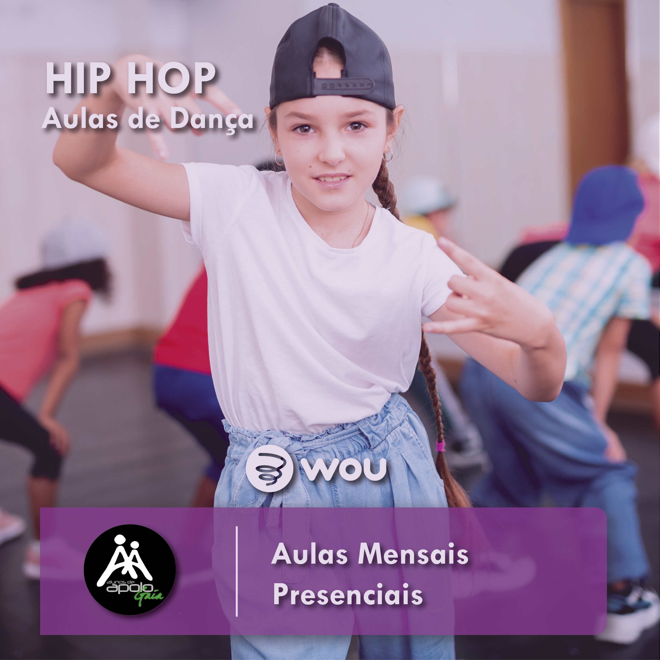 Aulas de Hip Hop Kids em Mafamude (Vila Nova de Gaia)