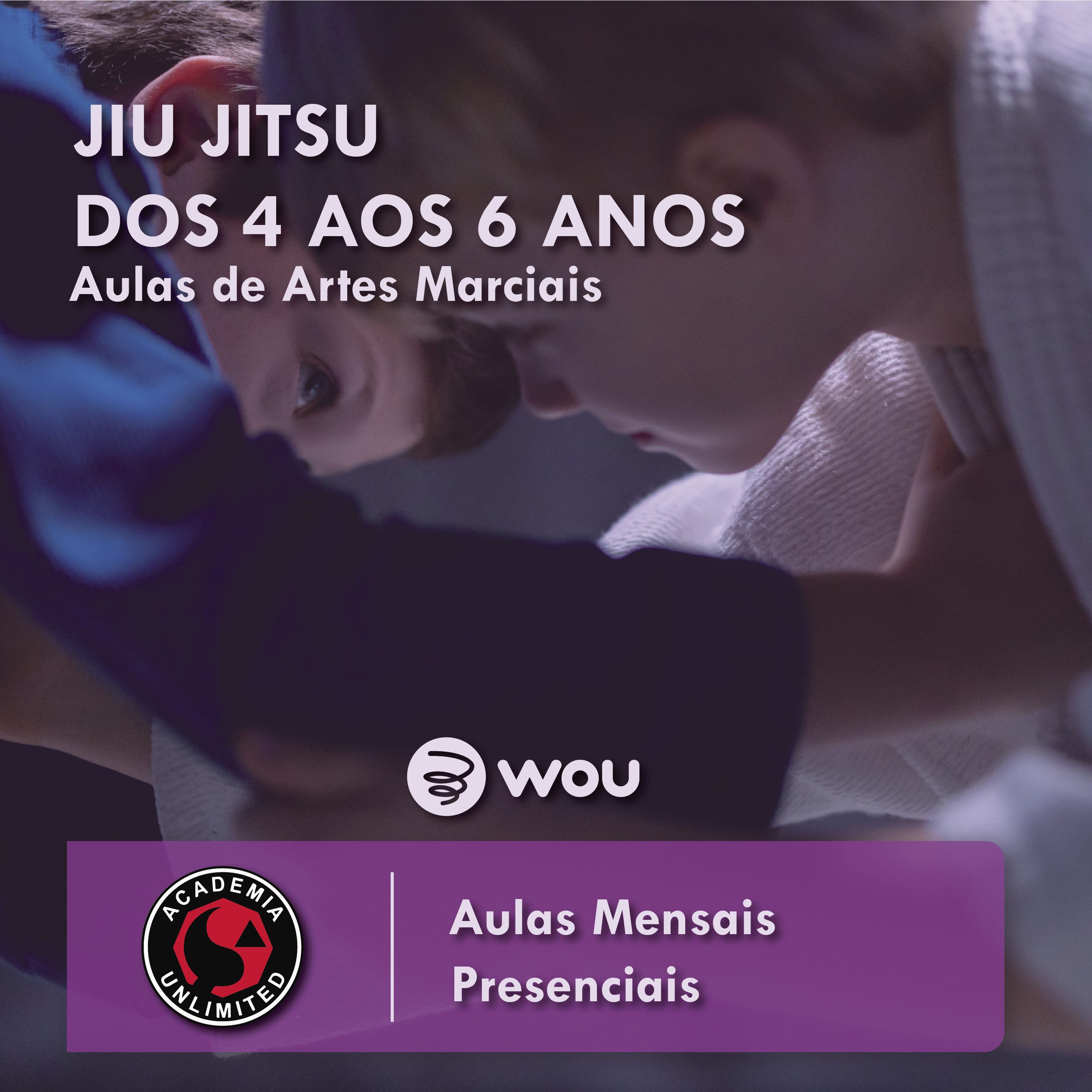 Aulas de Jiu Jitsu dos 4 aos 6 anos no Barreiro