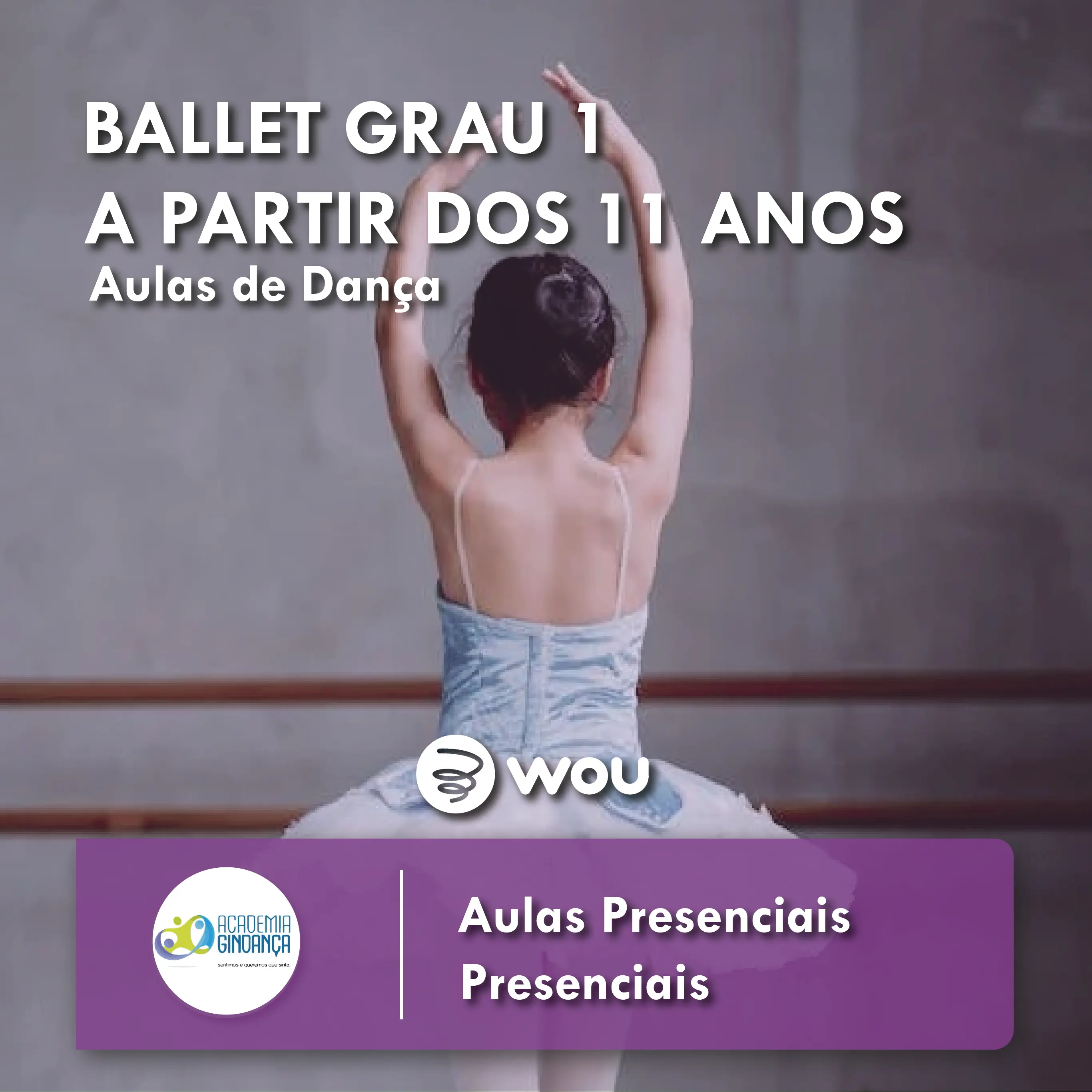 Ballet Classes from 11 years old in Famalicão