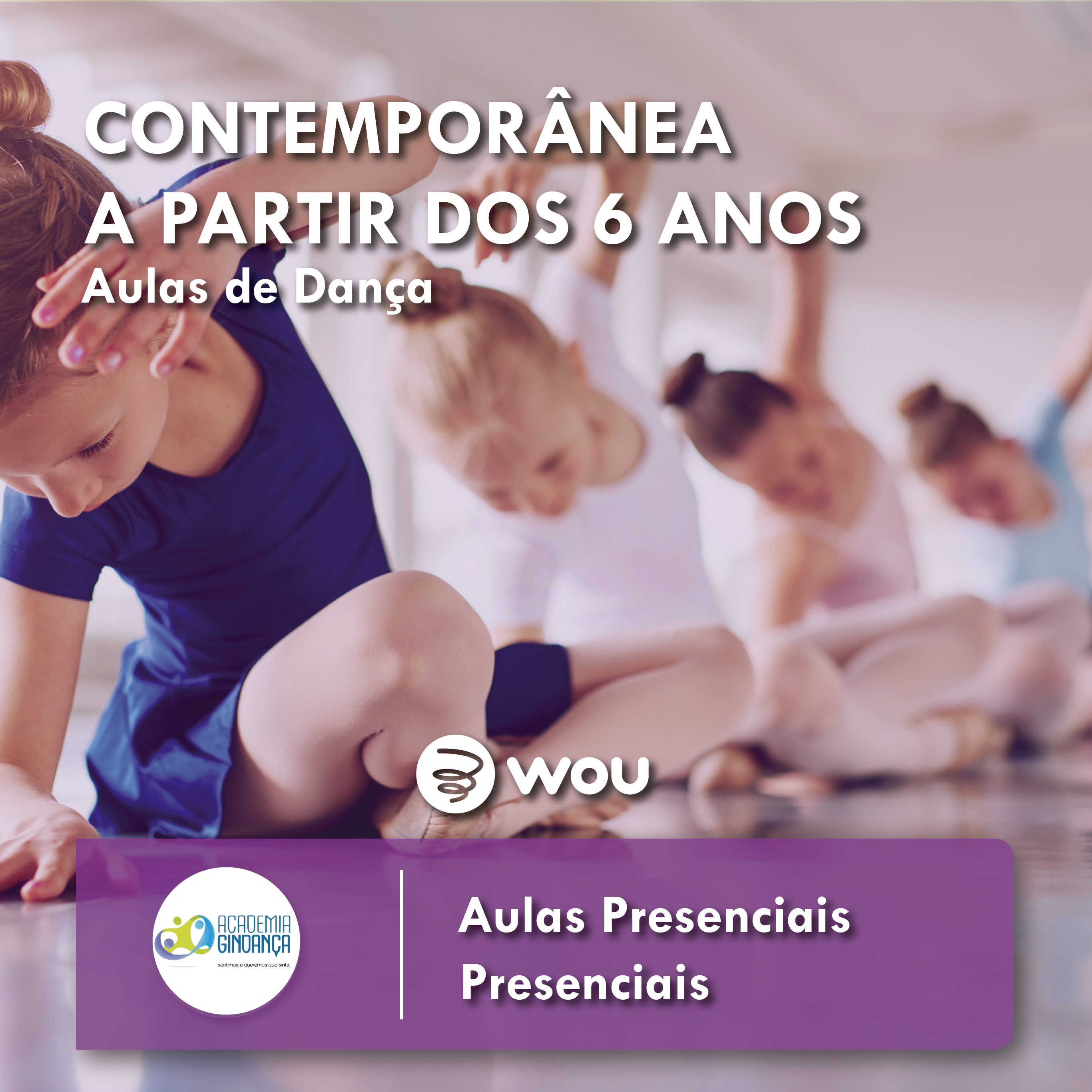 Contemporary Dance Classes from 6 years old in Famalicão