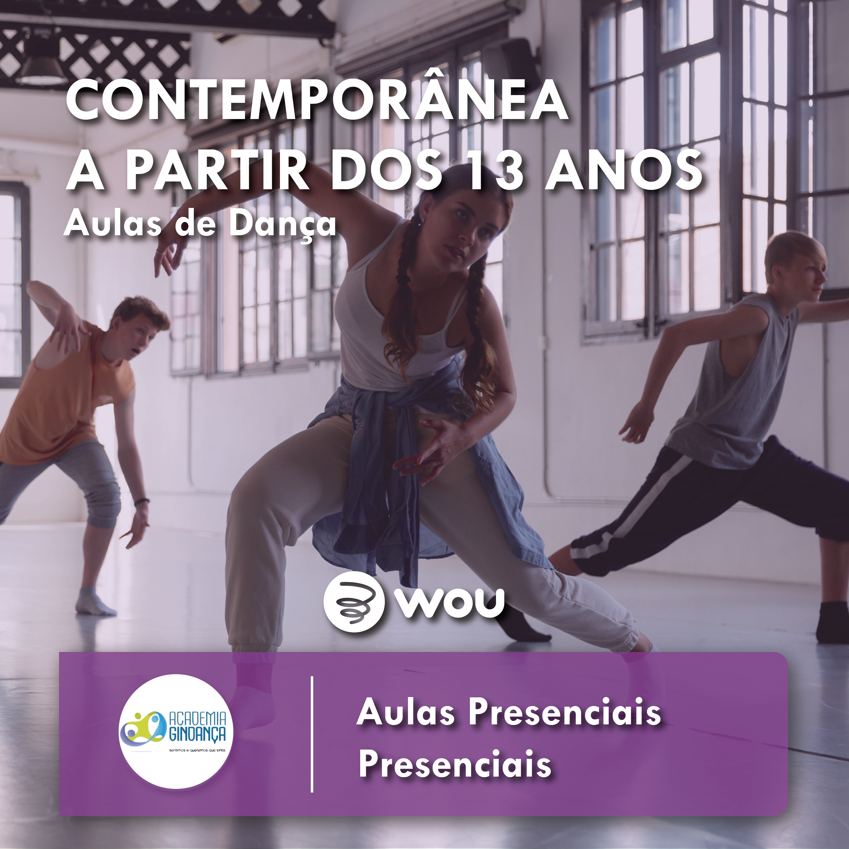 Contemporary Dance Classes from 13 years old in Famalicão