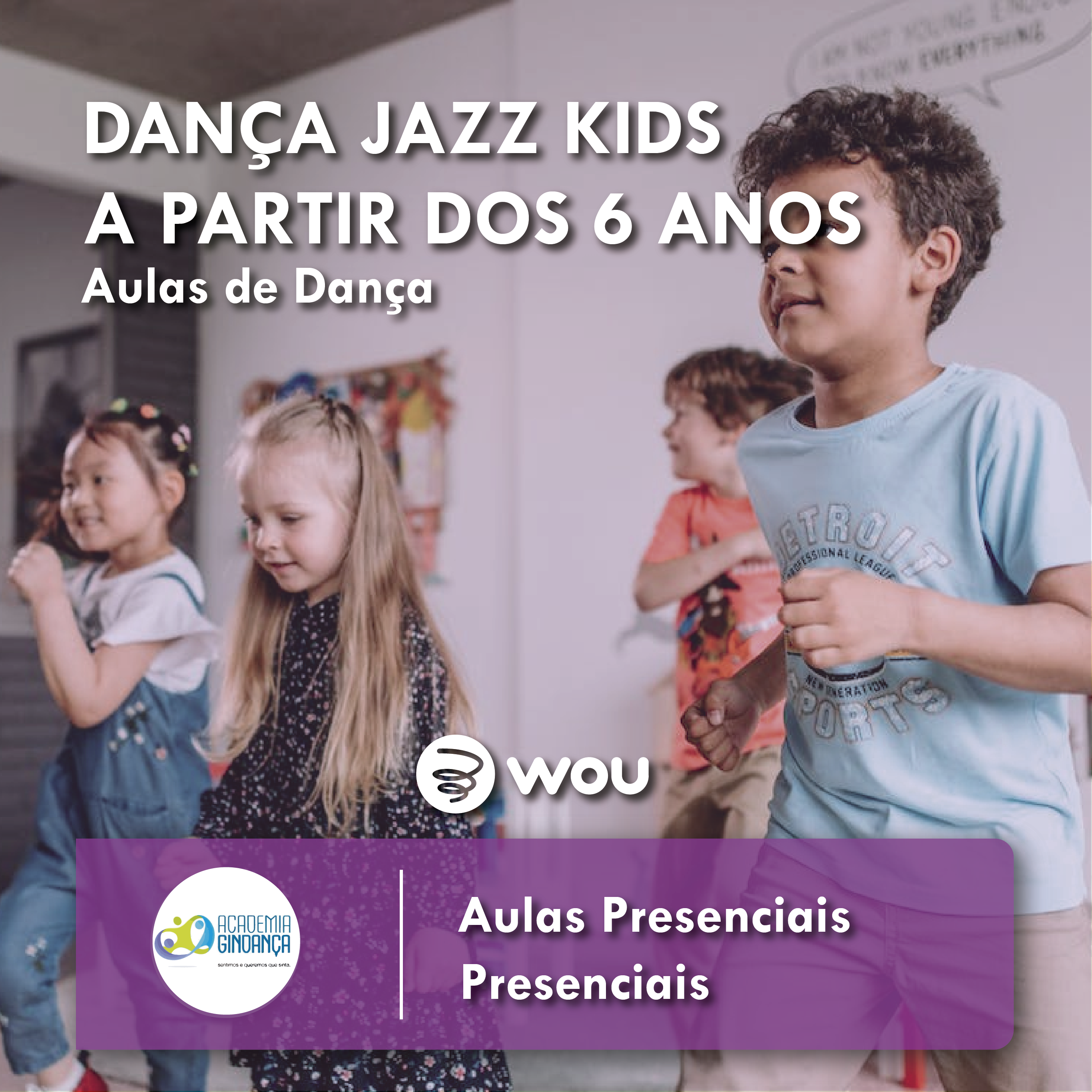 Dancing Jazz classes from 6 years old in Famalicão