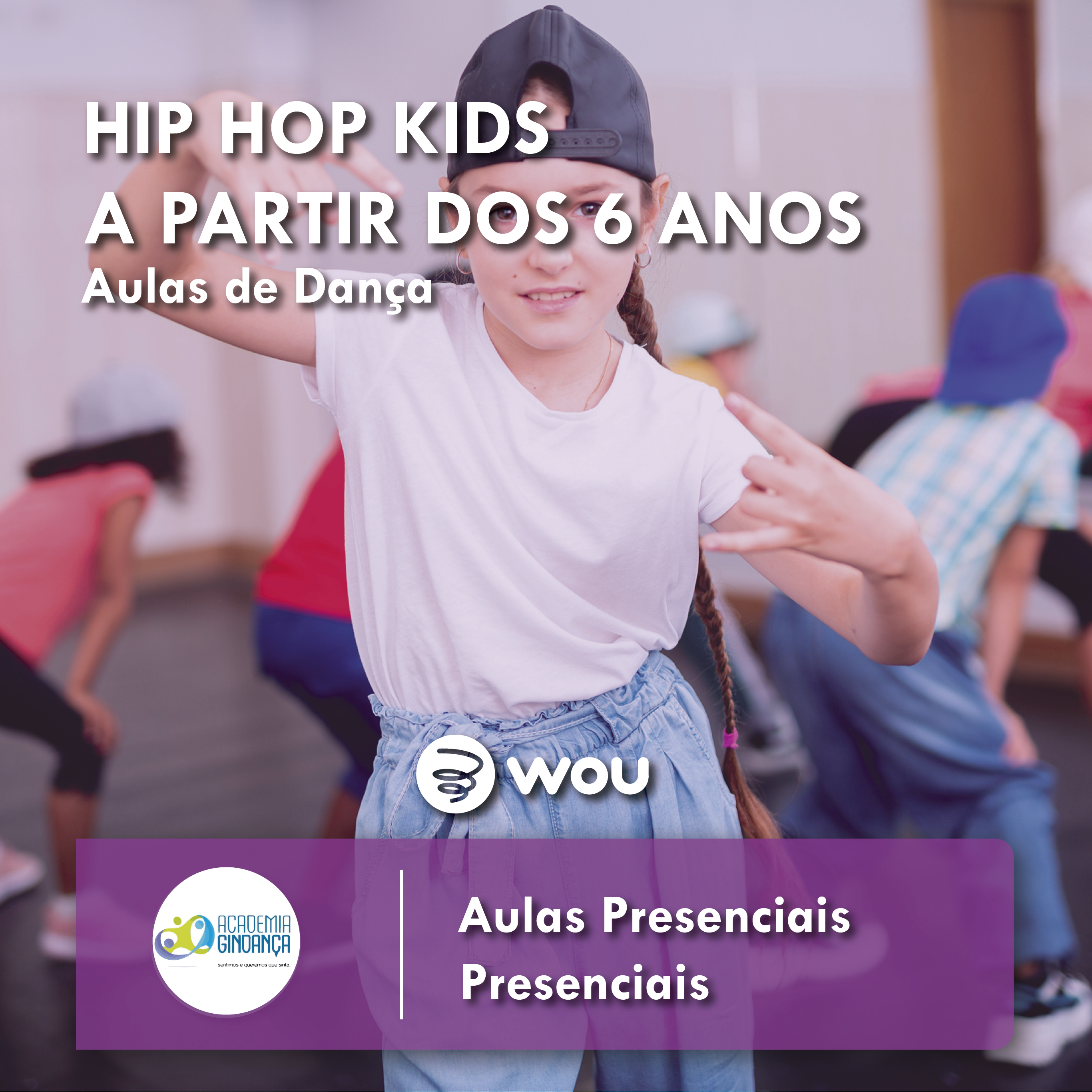 Hip Hop Kids Classes in Famalicão