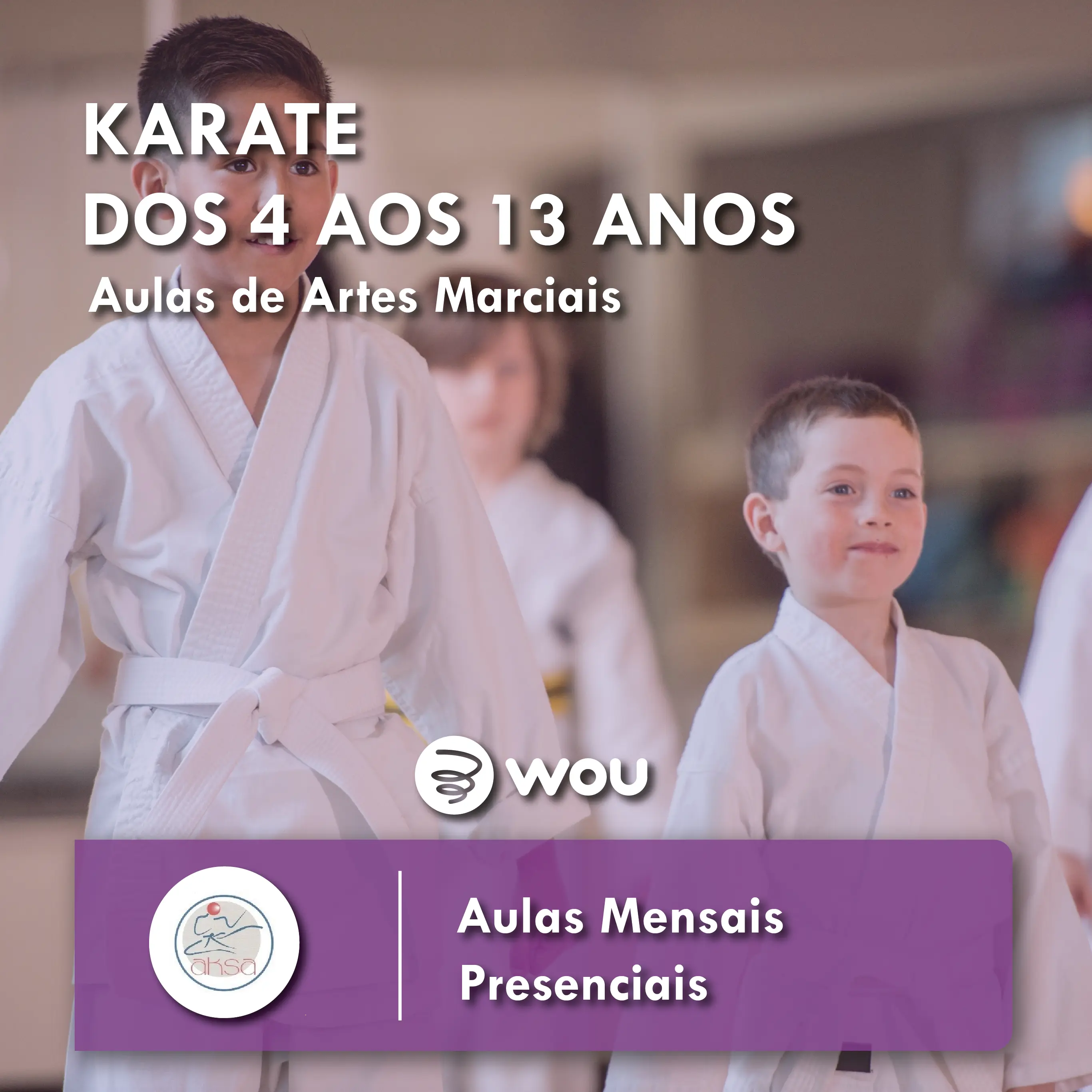 Aulas de Karate para Crianças dos 4 aos 13 anos em Aveiro