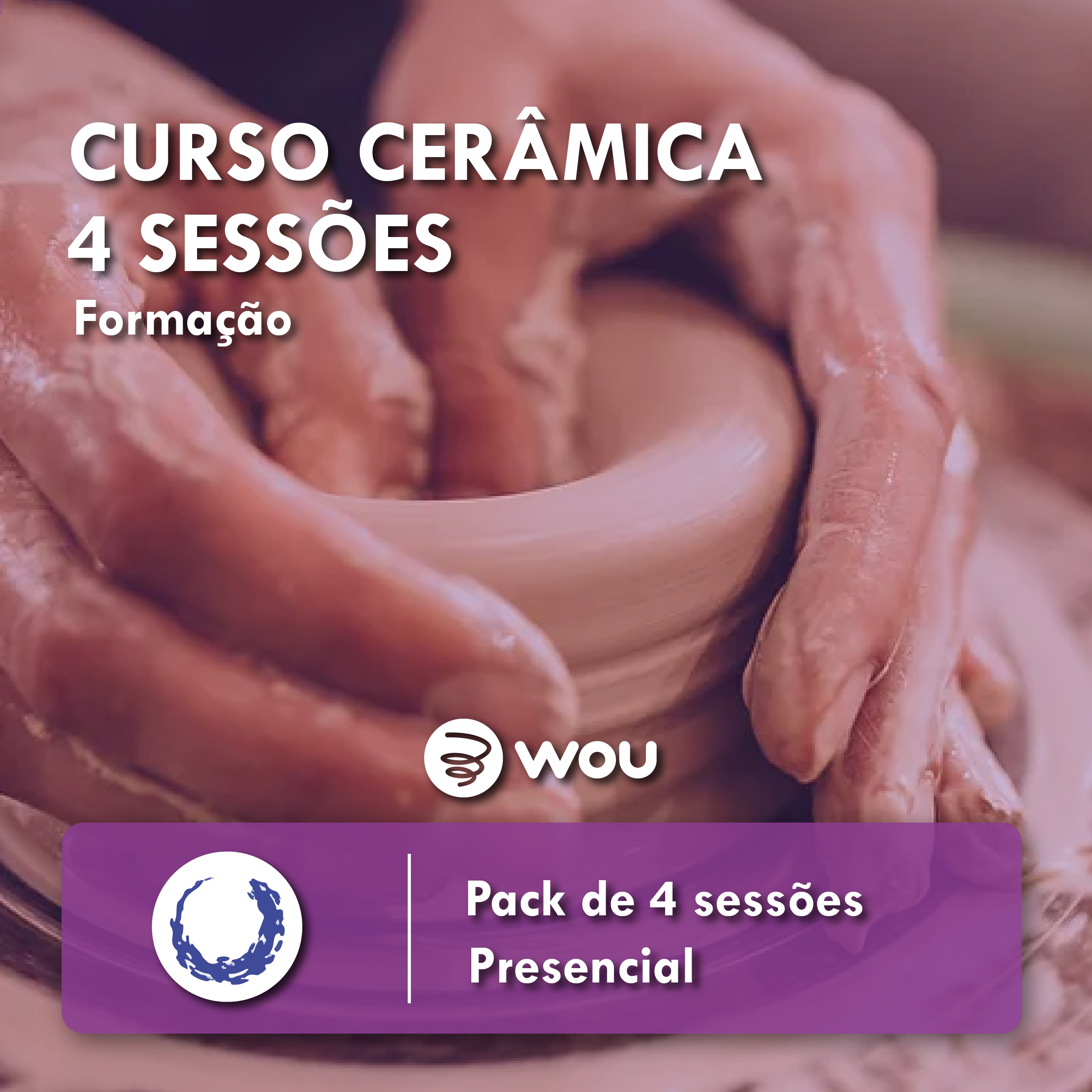 Curso de Cerâmica de 4 Sessões em Braga