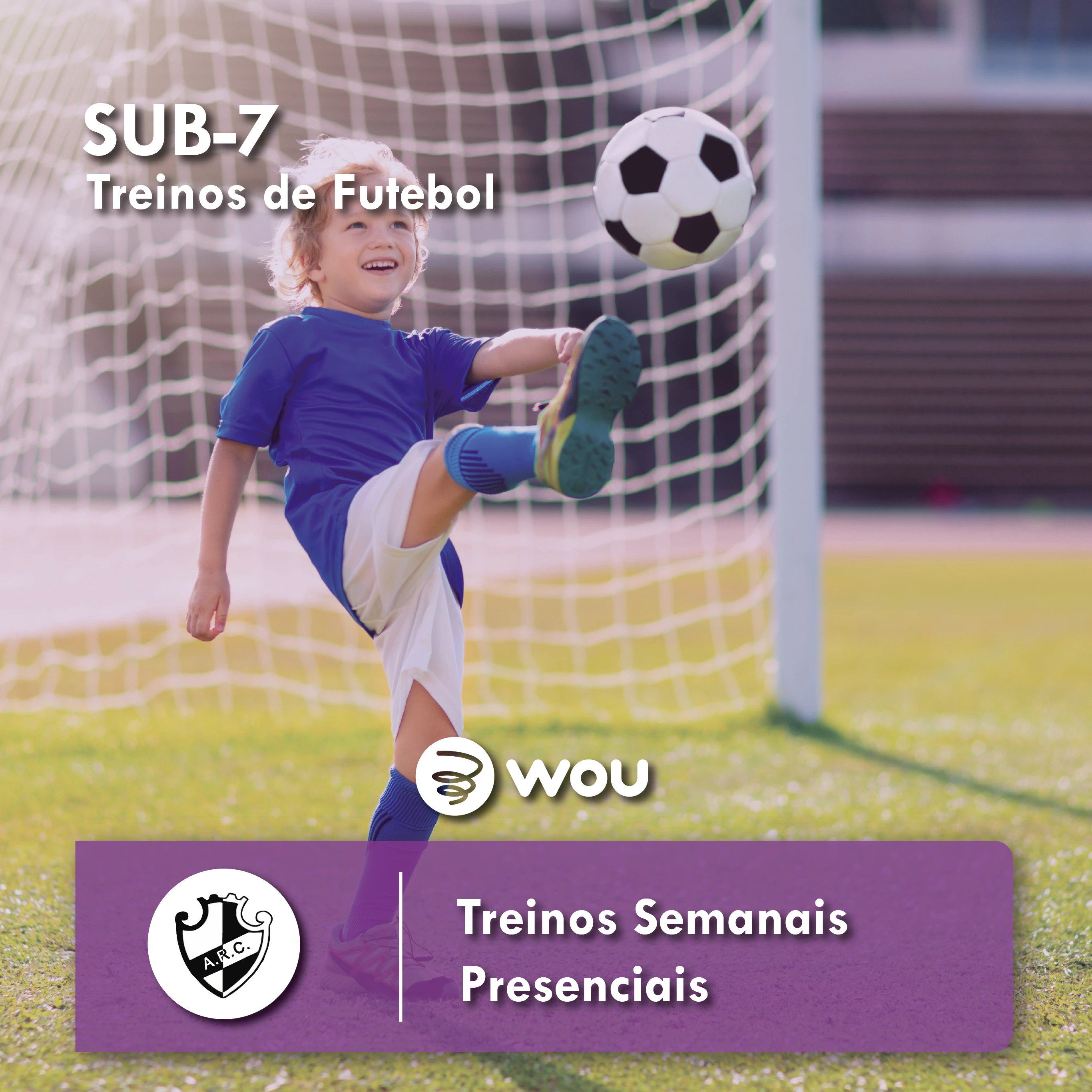 Treinos de Futebol Sub-7 em Coimbra