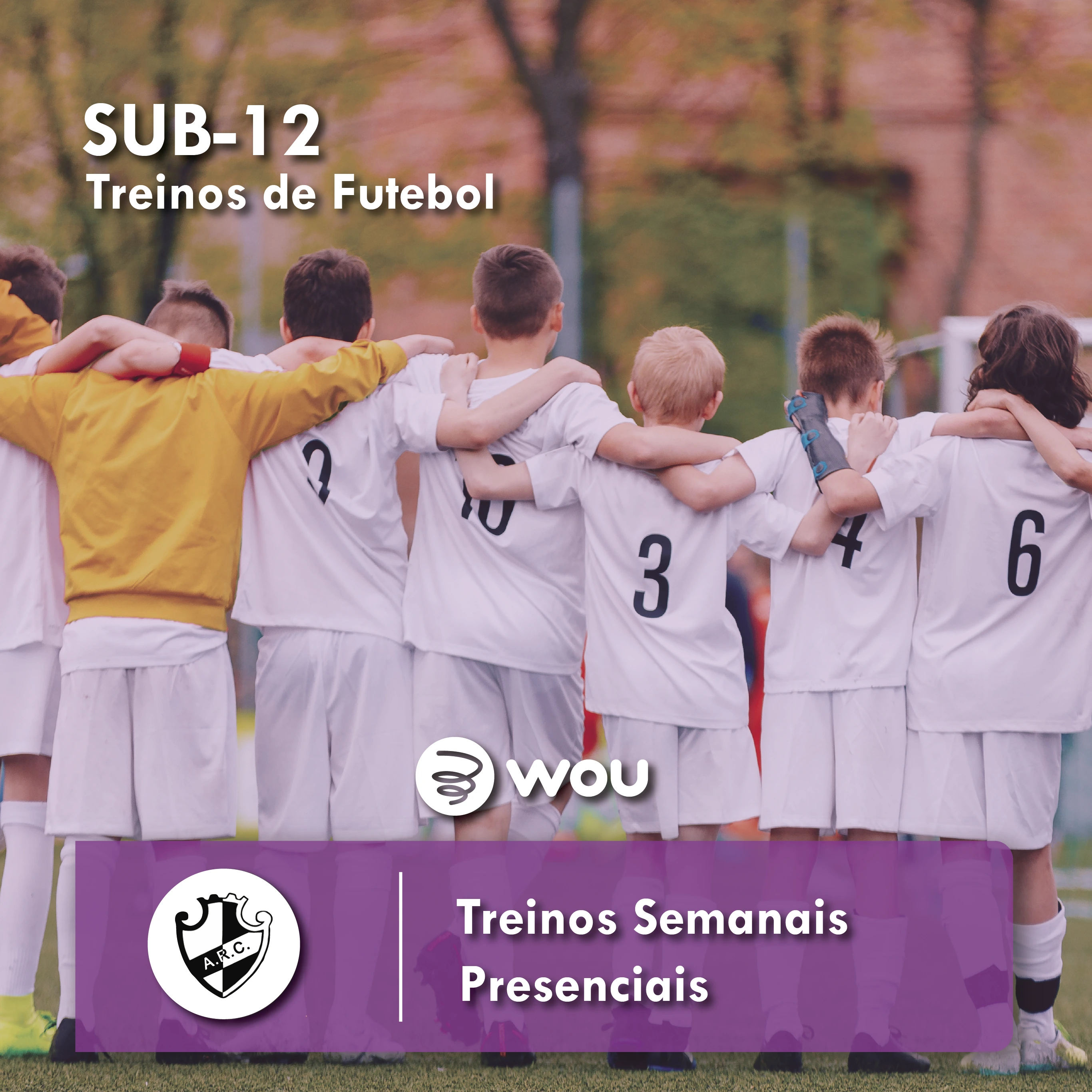 Treinos de Futebol Sub-12 em Coimbra