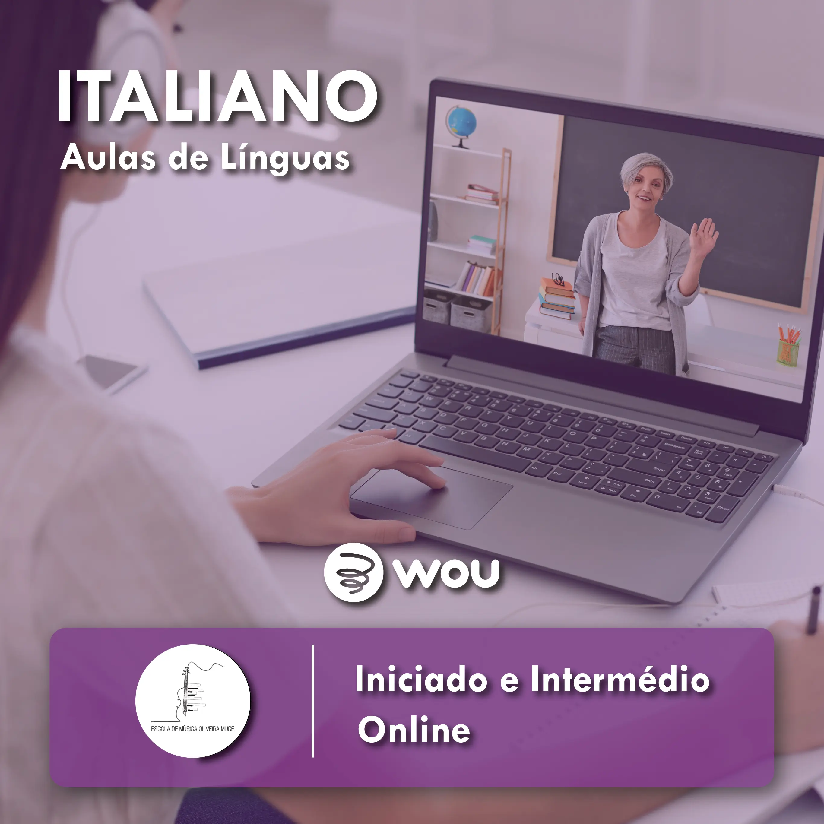 Aulas de Italiano Online