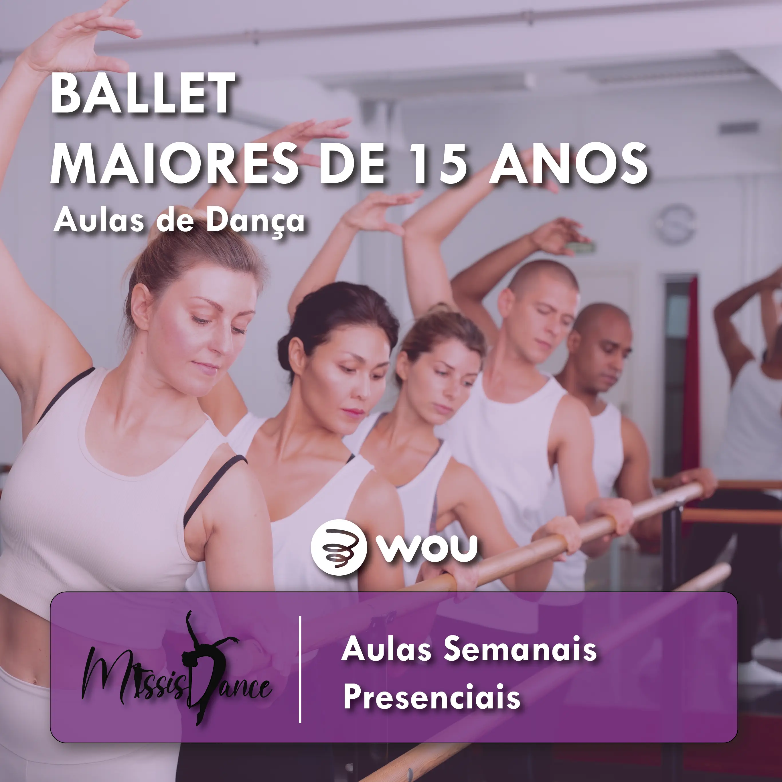 Aulas de Ballet para maiores de 15 anos em Penafiel