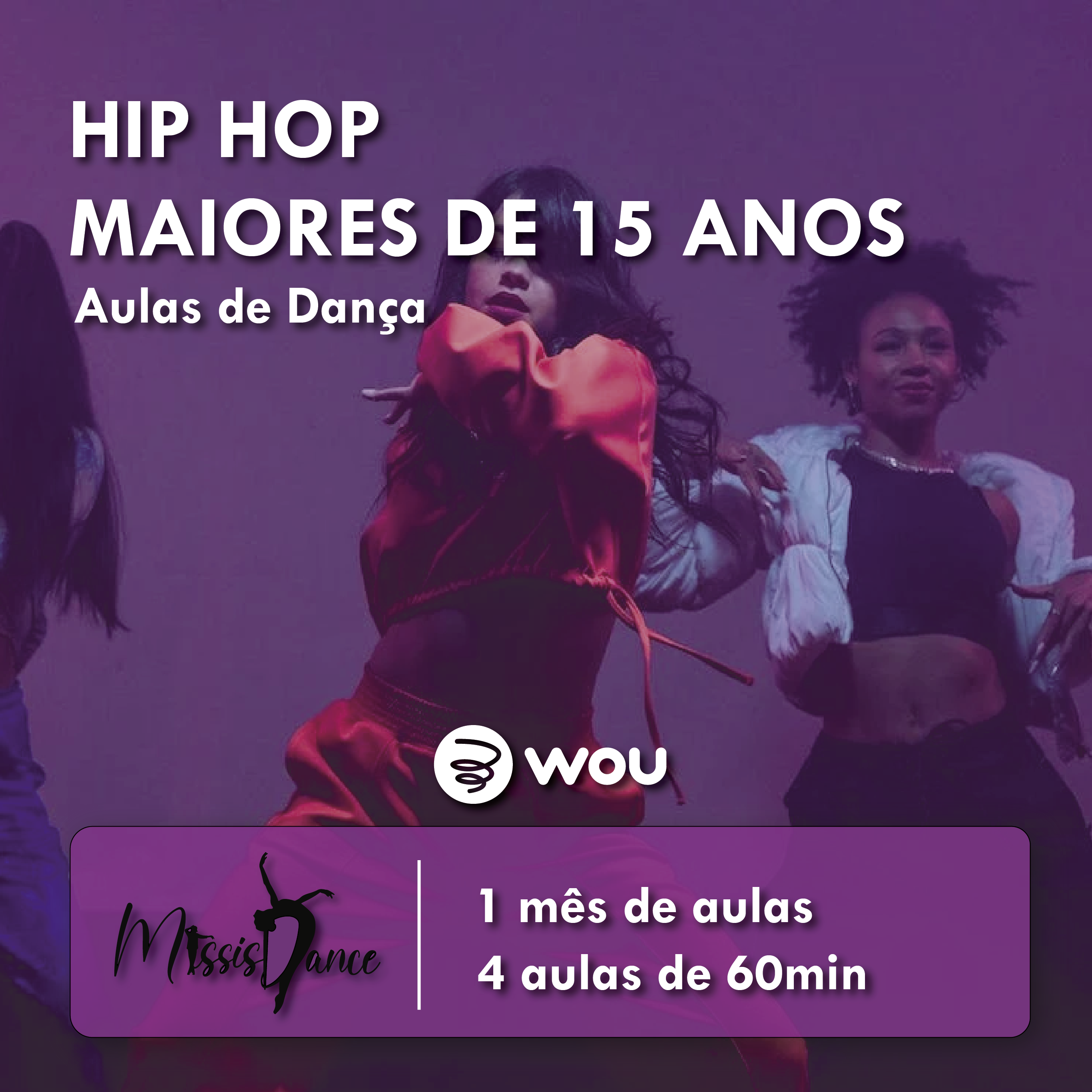 Aulas de Hip Hop para maiores de 15 anos em Penafiel