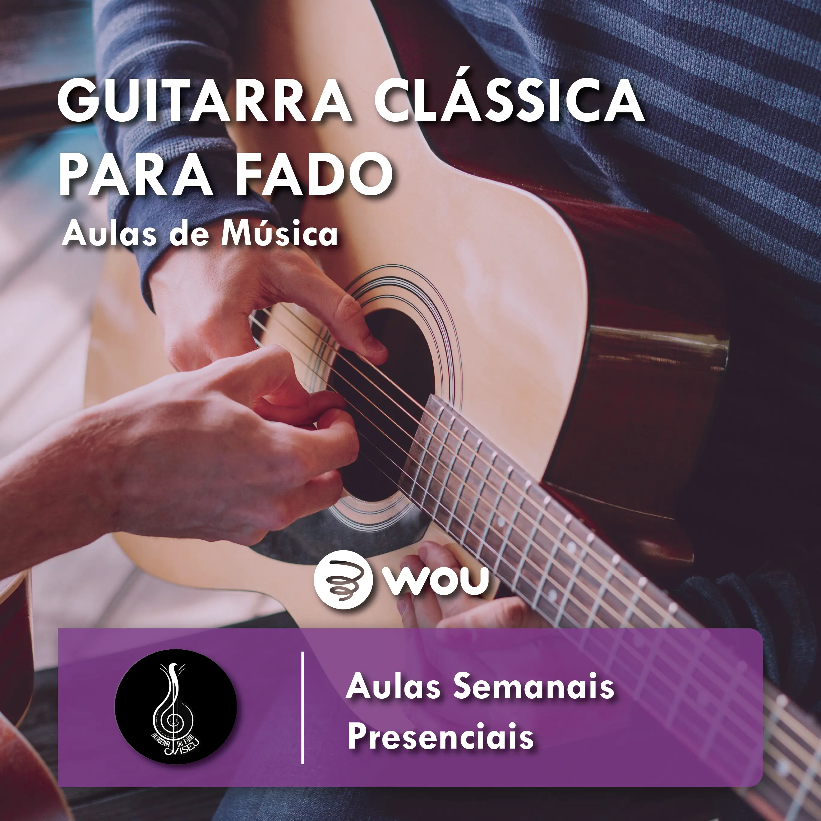 Aulas de Guitarra Clássica para Fado em Viseu