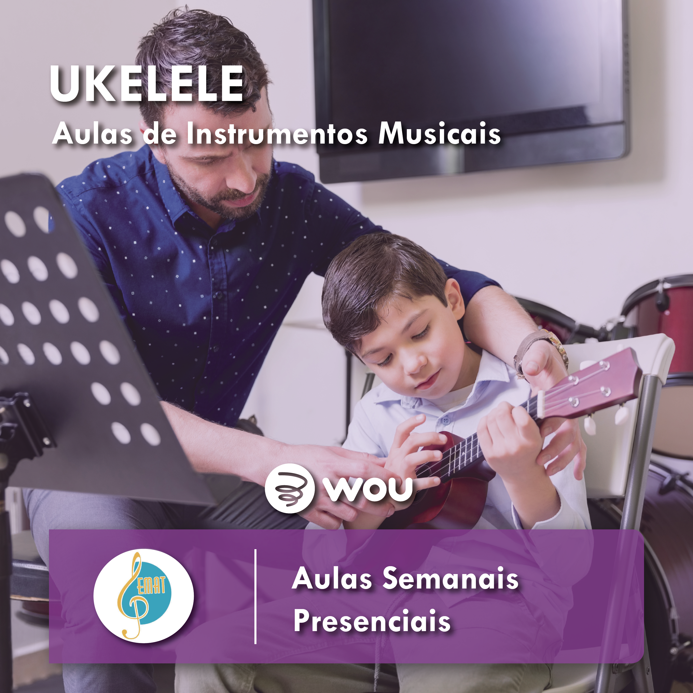 Aulas de Ukelele na Trofa