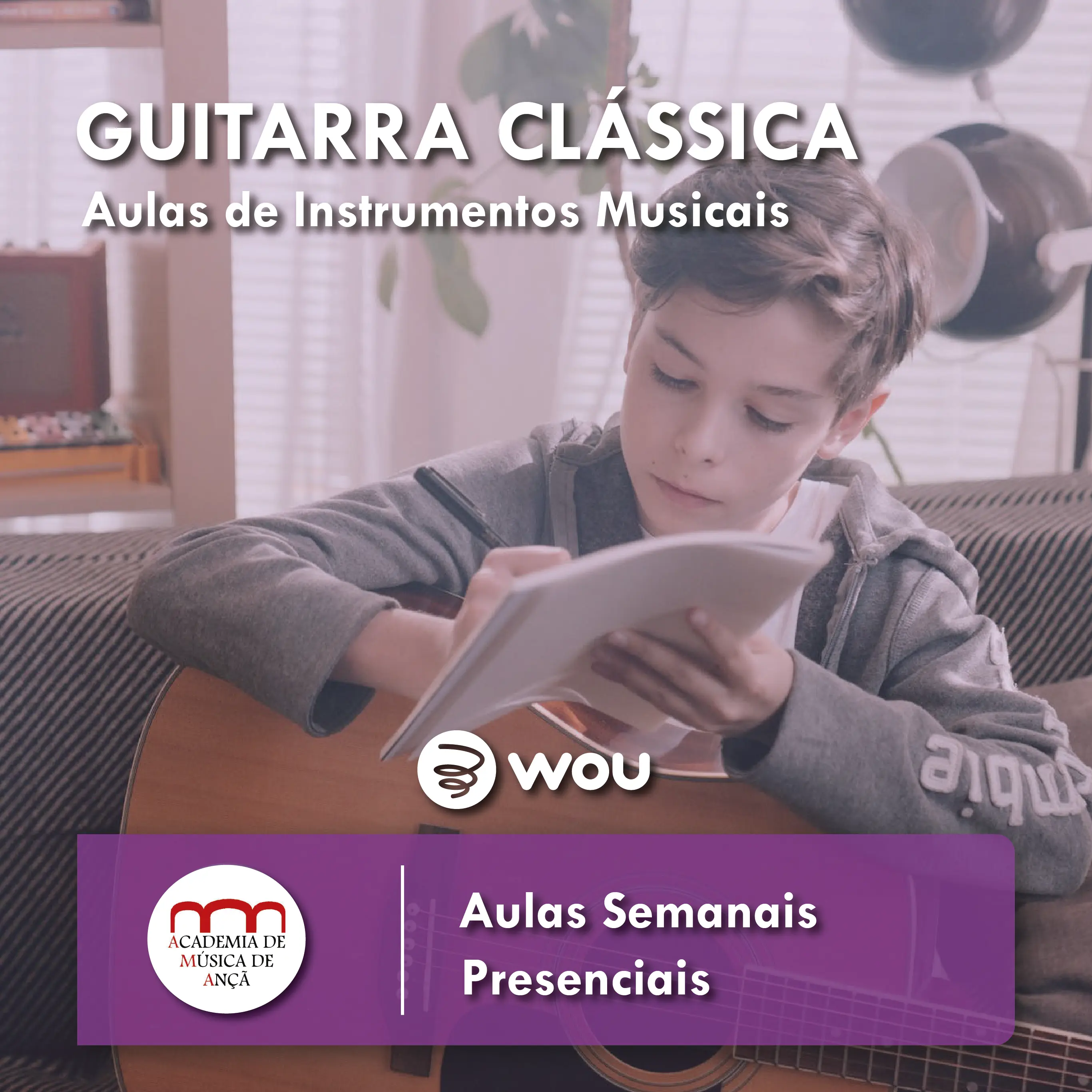 Aulas de Guitarra Clássica em Ançã (Cantanhede)