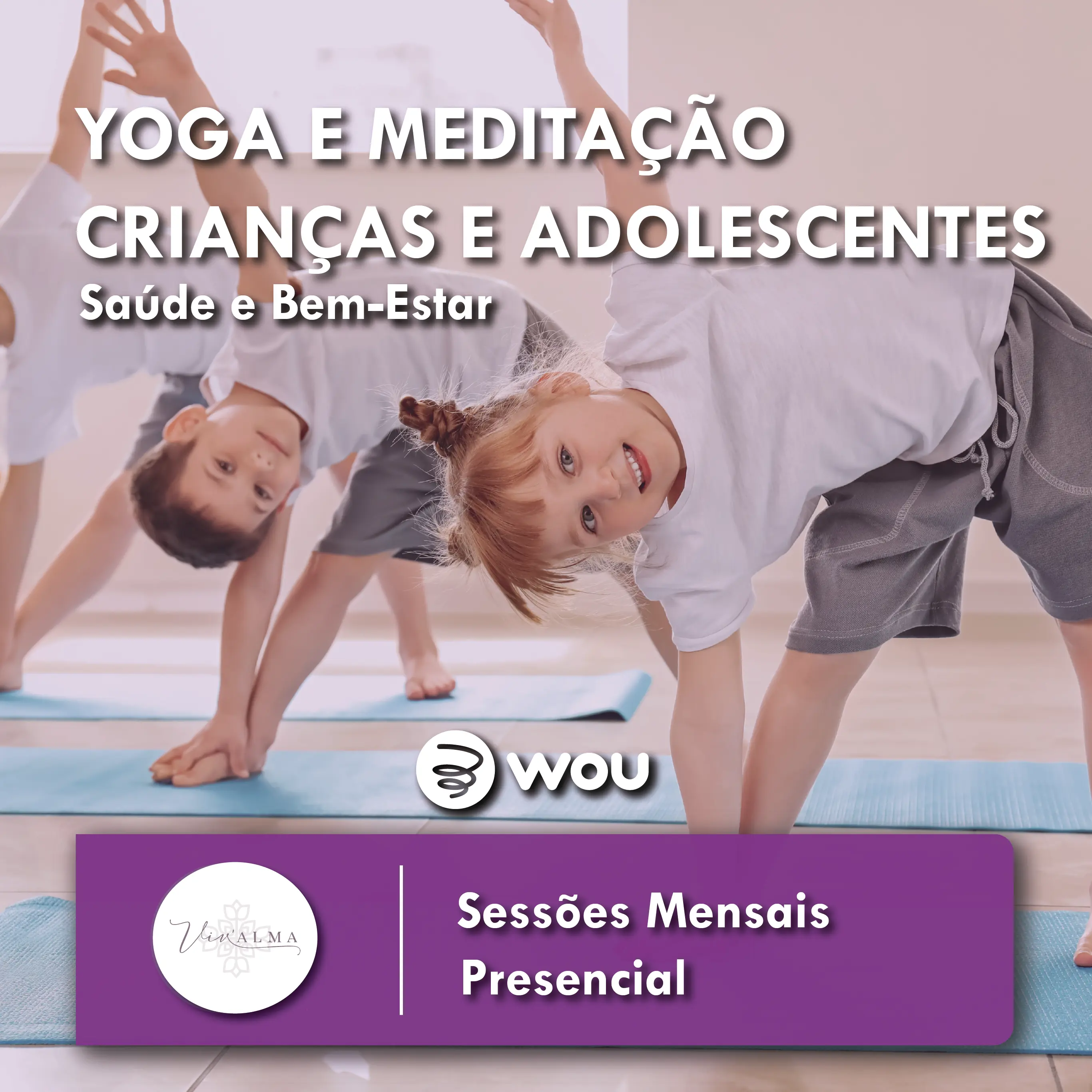 Aulas de Yoga e Meditação para Crianças e Adolescentes em Sobreda (Almada)