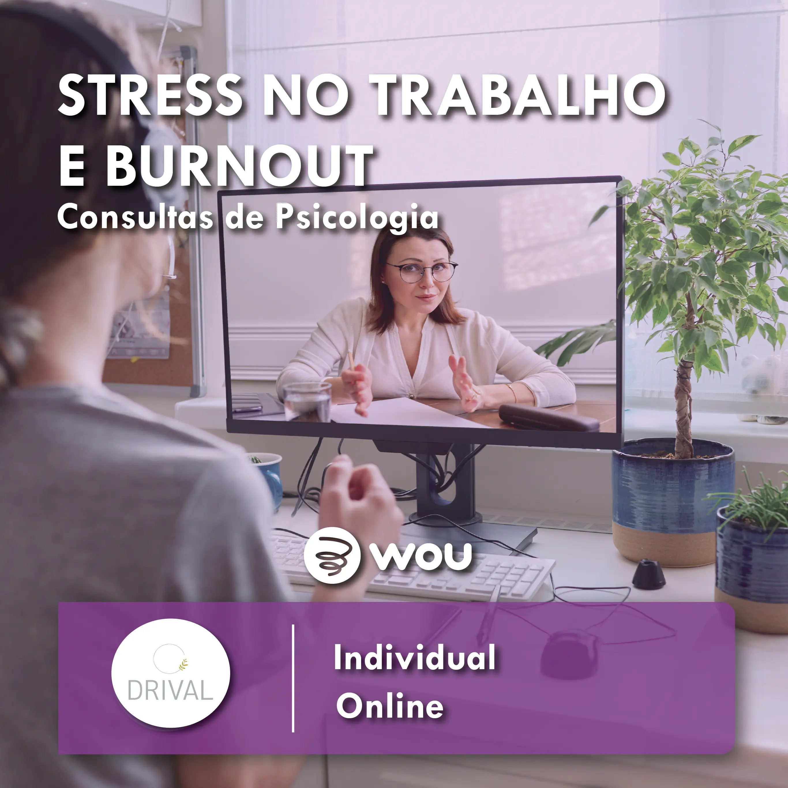 Consultas de Psicologia de Stress no Trabalho e Burnout Online