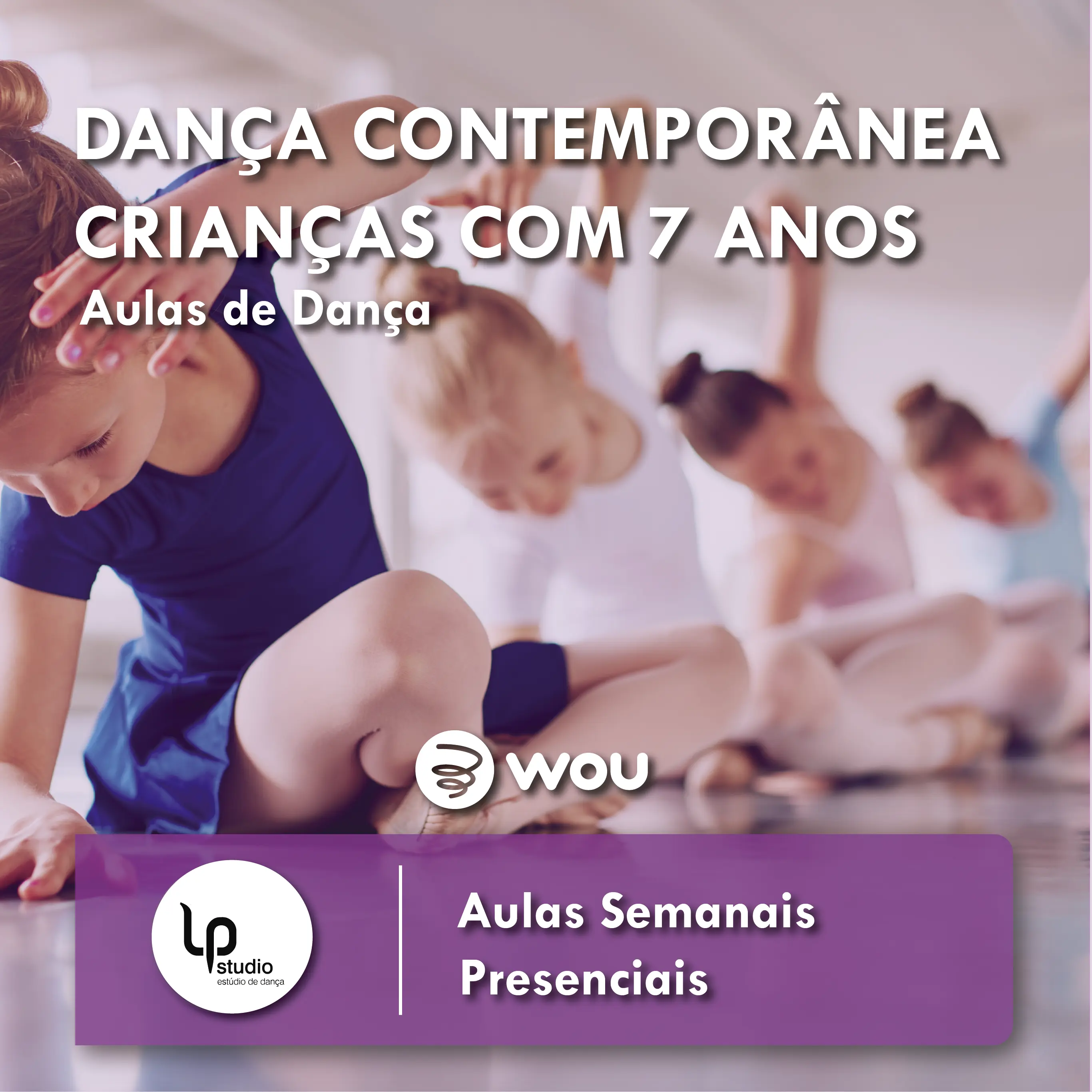 Aulas de Dança Contemporânea para Crianças com 7 anos em Aveiro