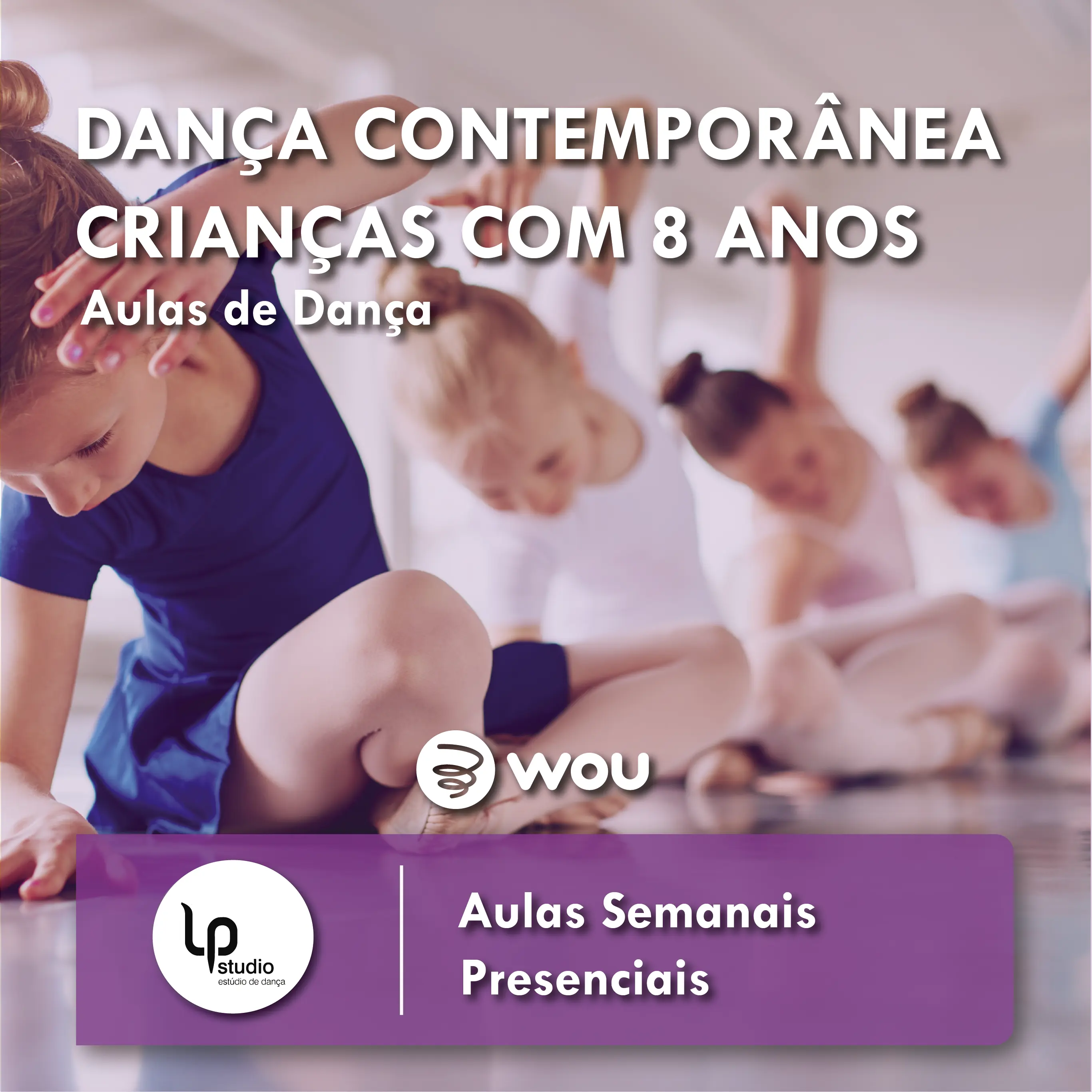 Aulas de Dança Contemporânea para Crianças com 8 anos em Aveiro