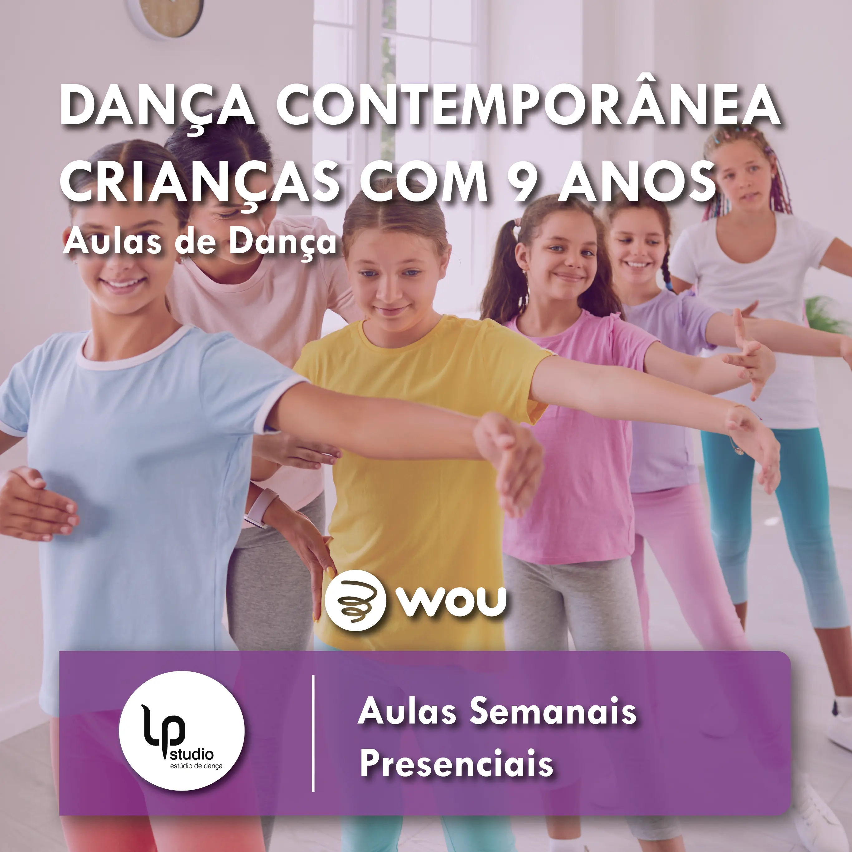 Aulas de Dança Contemporânea para Crianças com 9 anos em Aveiro