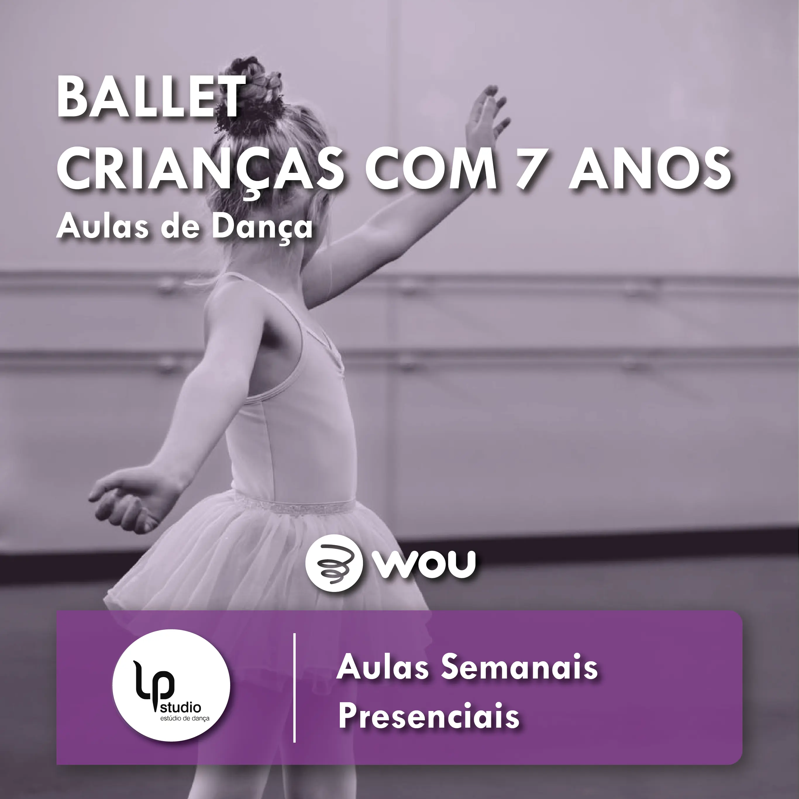 Aulas de Ballet para Crianças com 7 anos em Aveiro