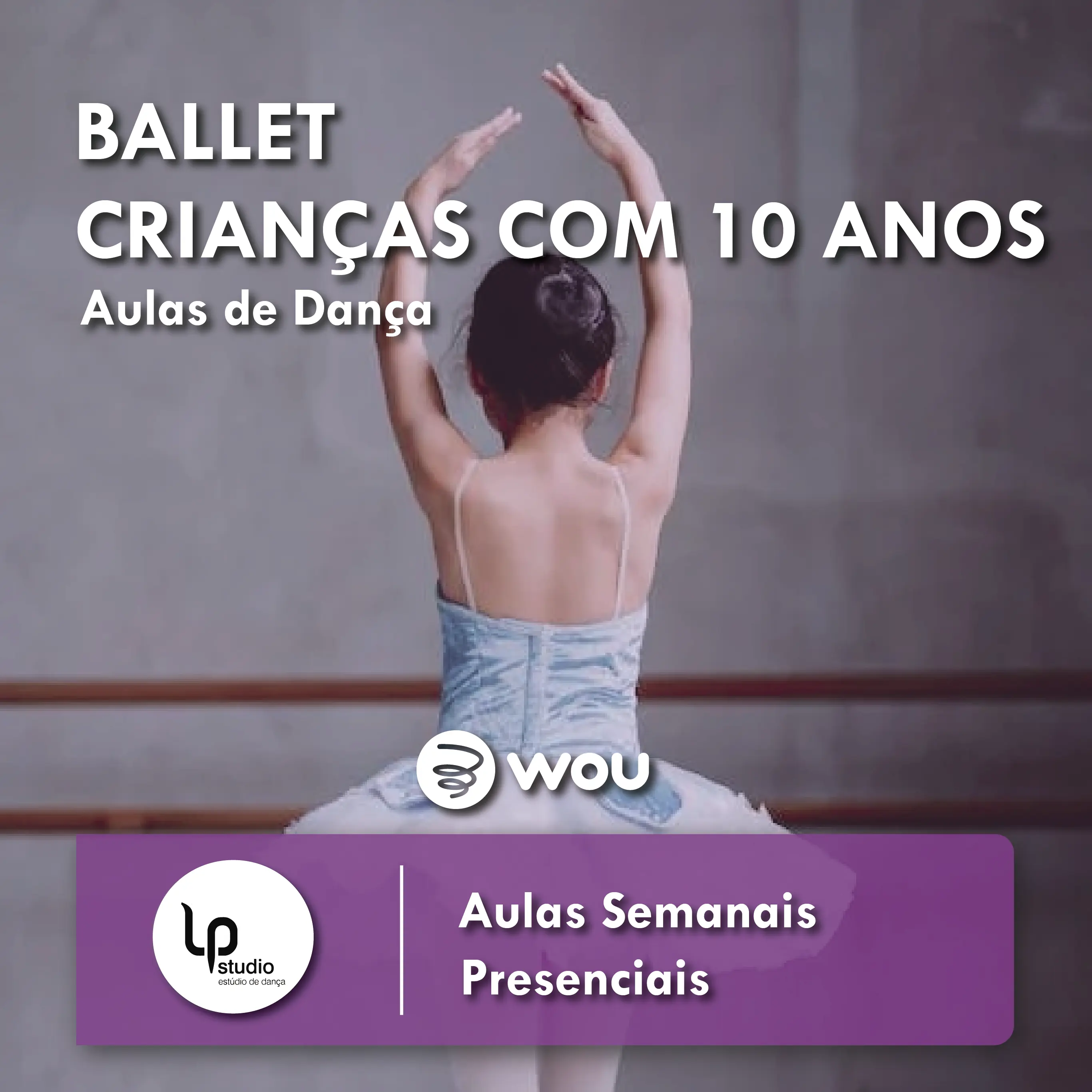 Aulas de Ballet para Crianças com 10 anos em Aveiro