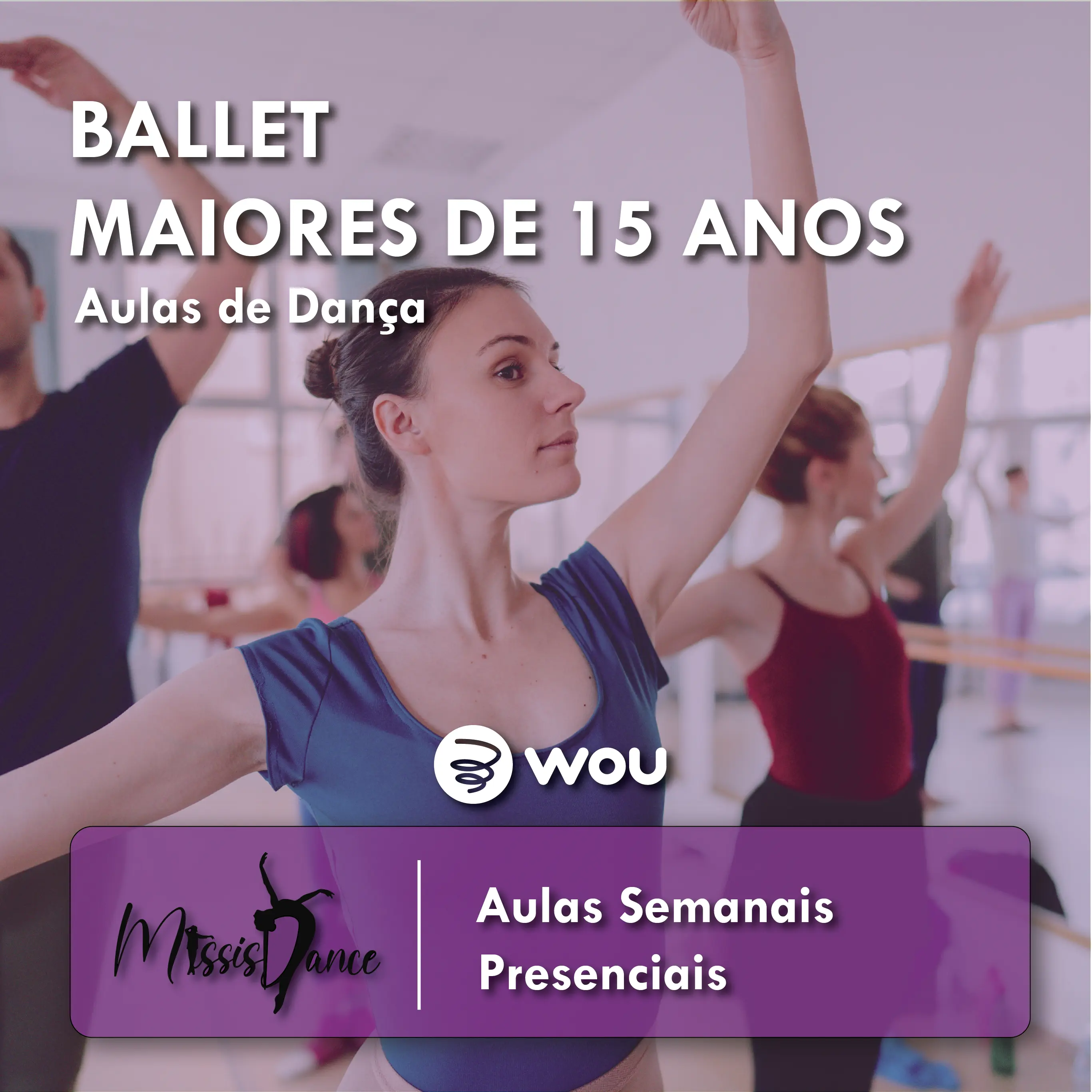 Aulas de Ballet para maiores de 15 anos em Penafiel