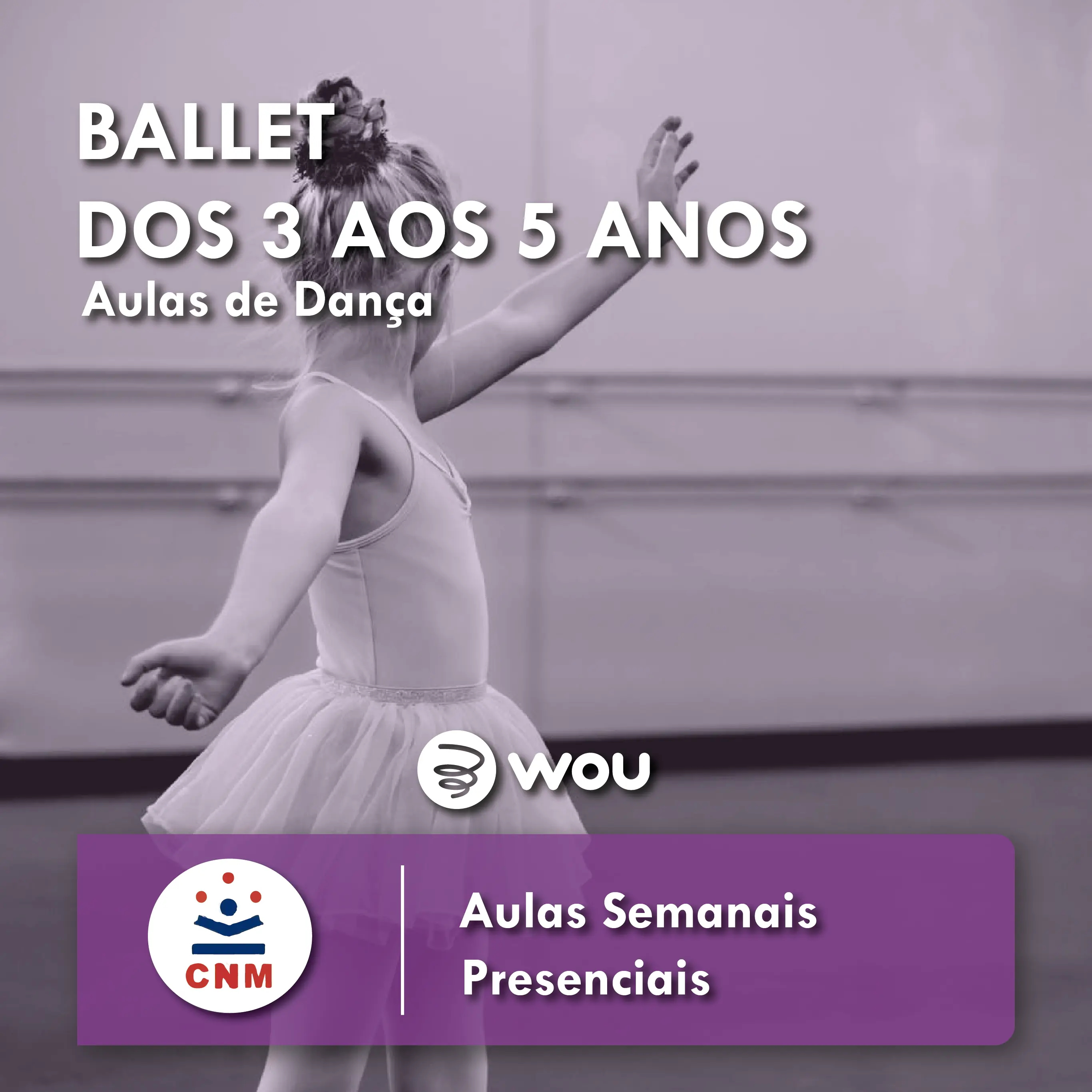 Ballet Classes for Children from 3 to 5 years old in Coimbra