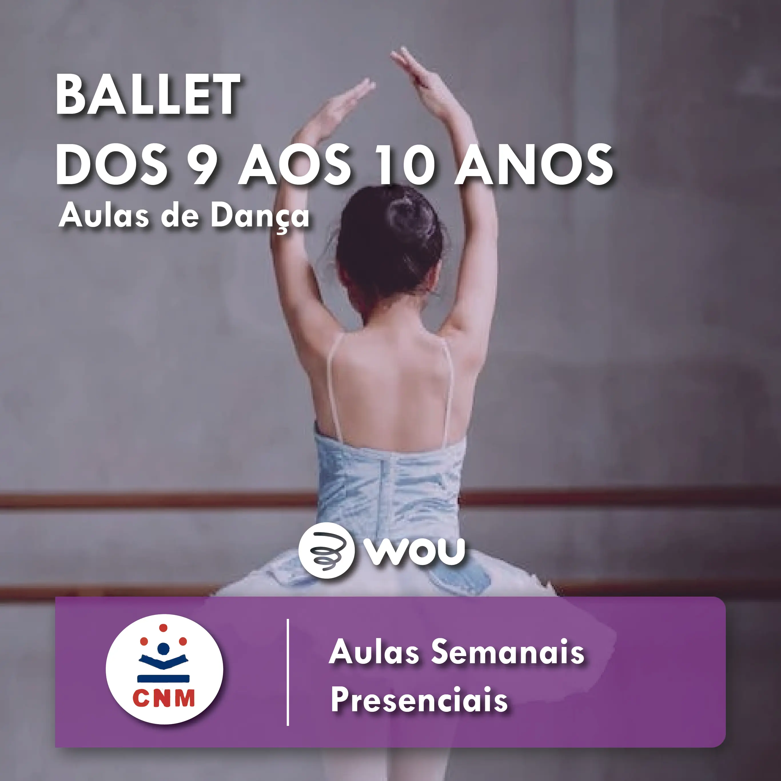 Ballet Classes for Children aged 9 to 10 in Coimbra