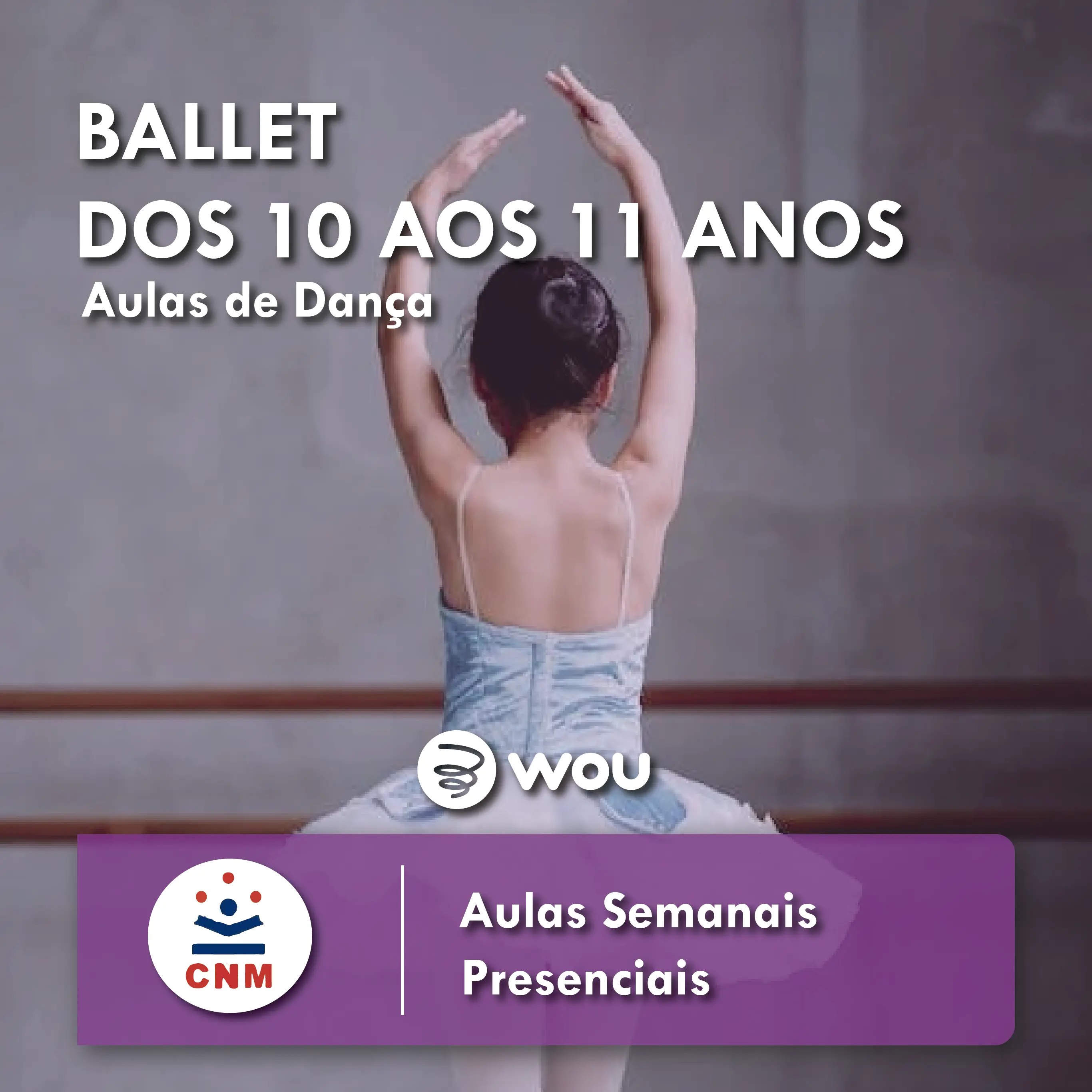 Ballet Classes for Children aged 10 to 11 in Coimbra