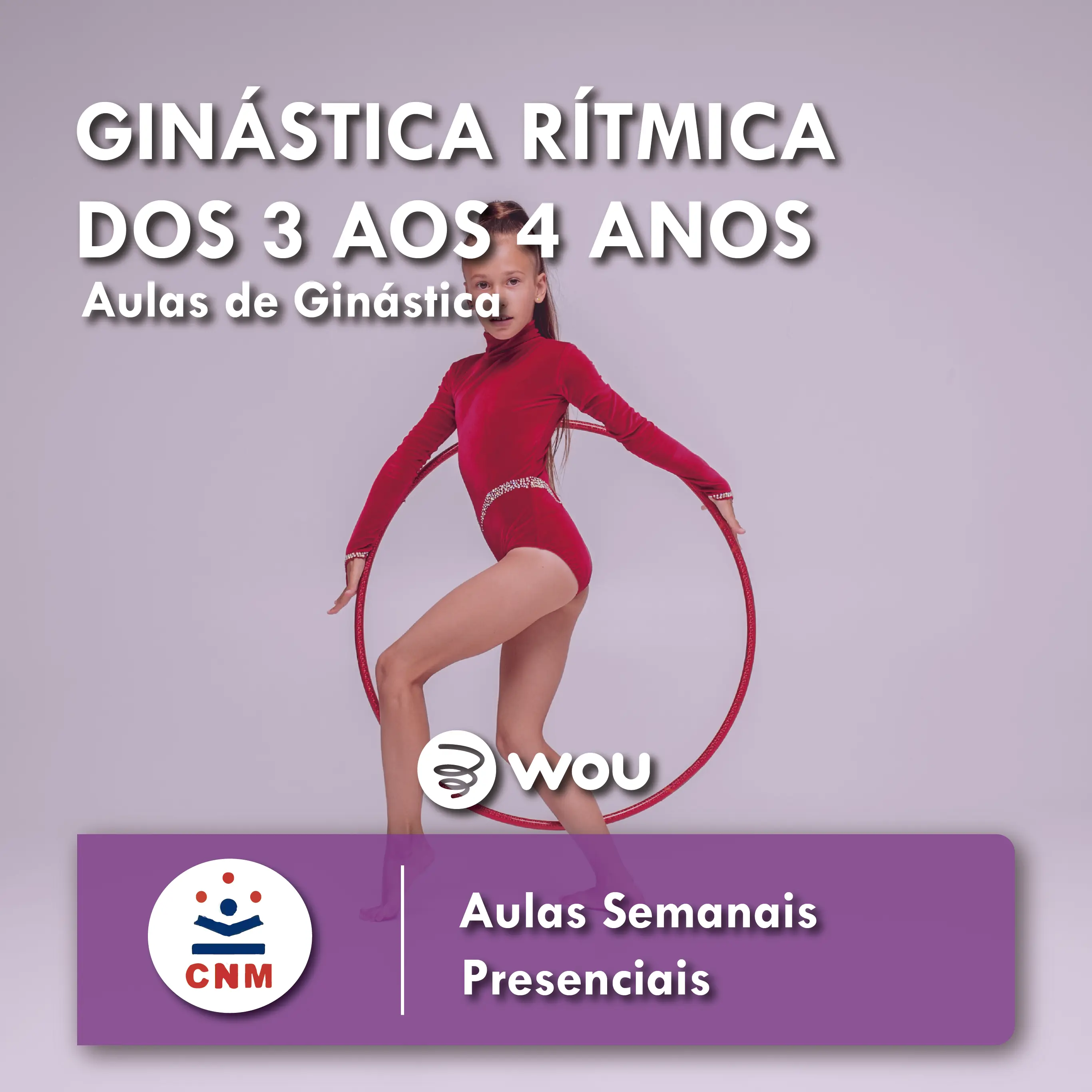 Rhythmic Gymnastics Classes for Children aged 3 to 4 in Coimbra