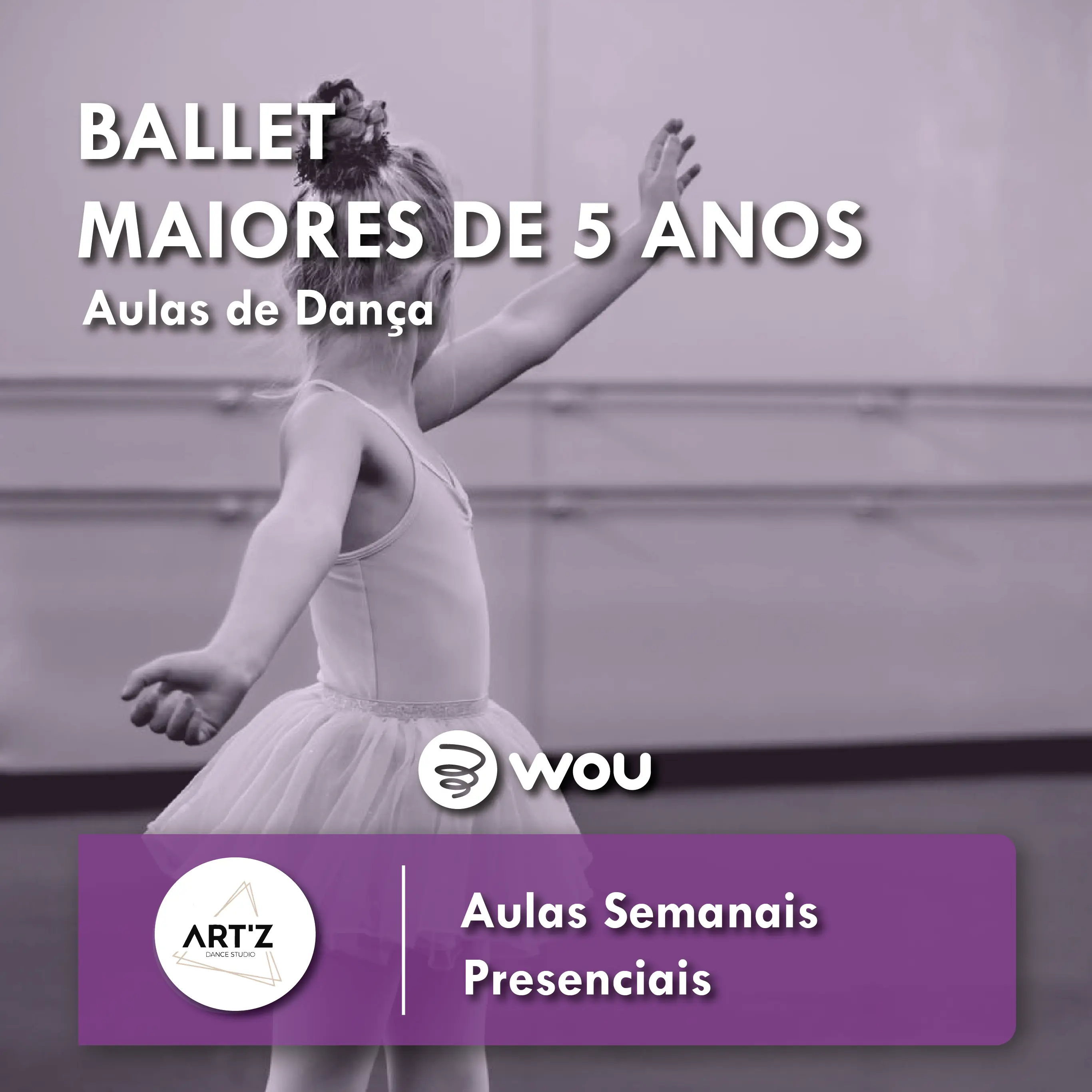 Ballet Classes for over 5 years old in Vagos