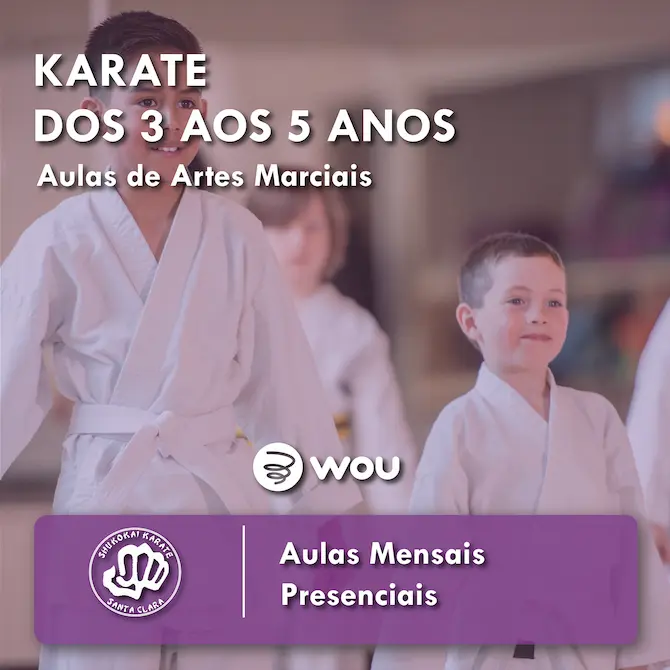 Karate 3-5 anos em Coimbra 