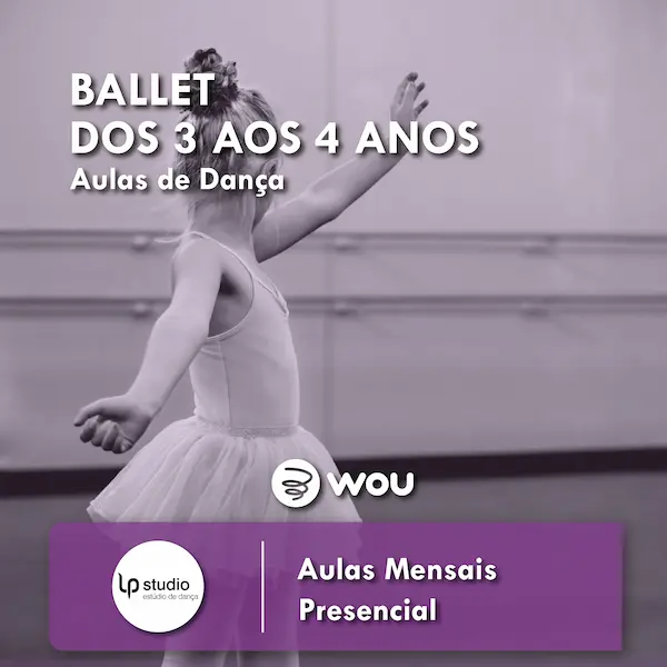 Ballet 3-4 anos em Aveiro
