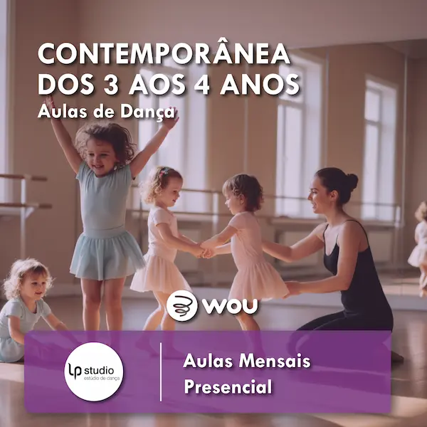 Contemporary Dance 3-4 years old in Aveiro