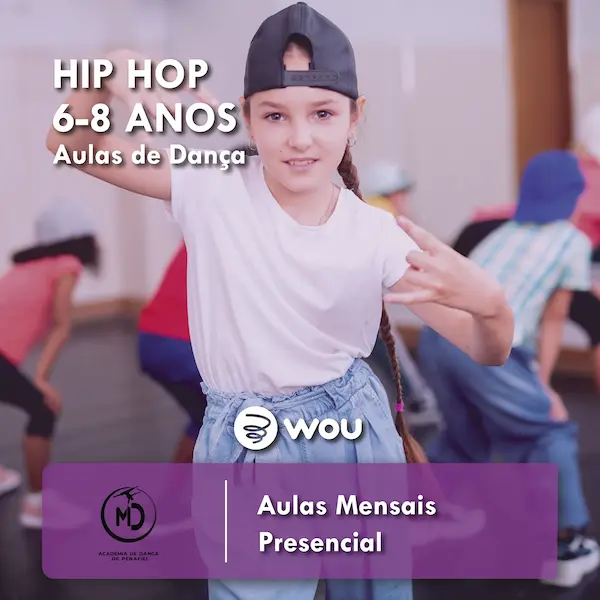 Hip Hop 6-8 anos em Penafiel